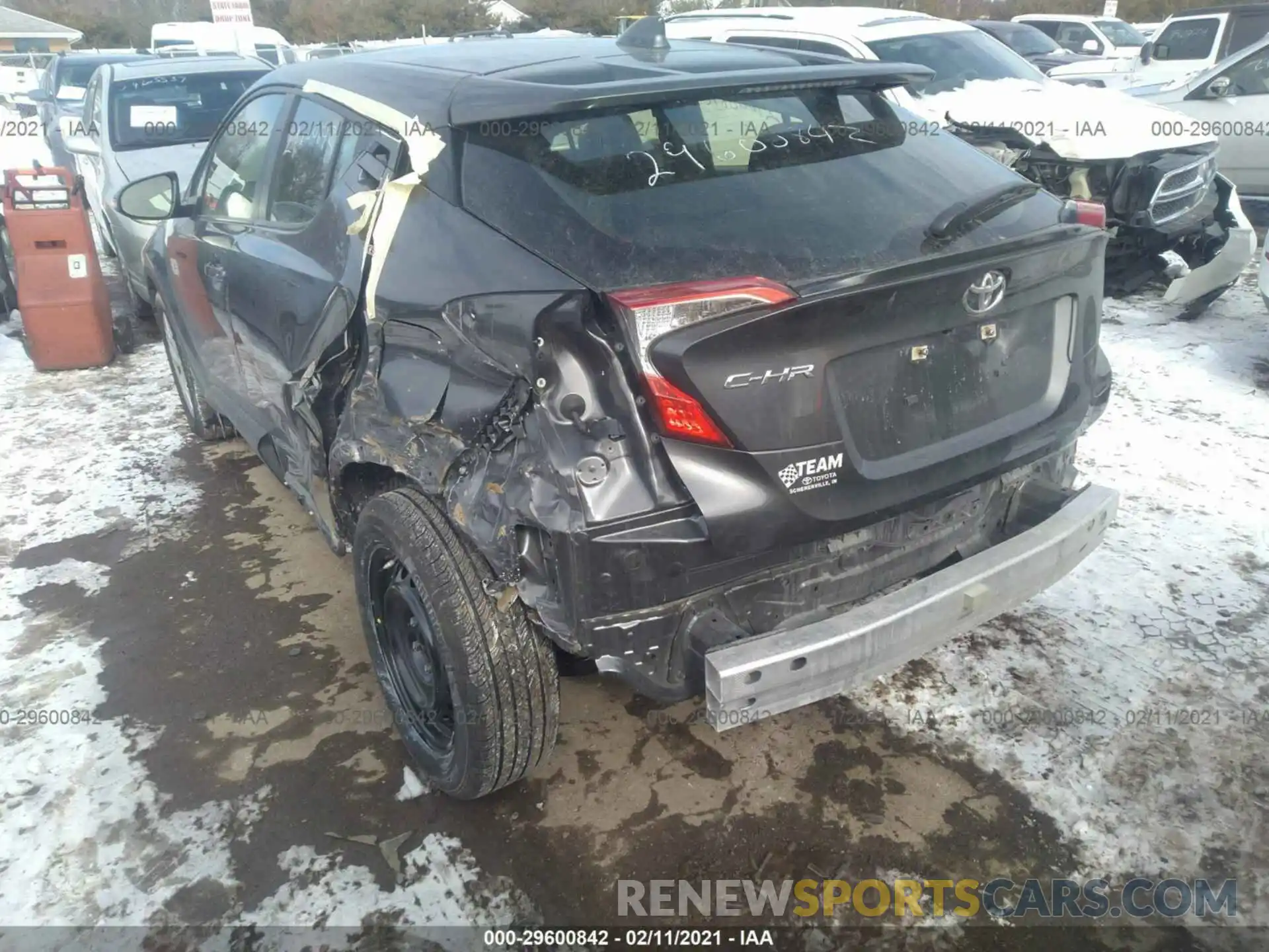 6 Photograph of a damaged car JTNKHMBX5K1027366 TOYOTA C-HR 2019