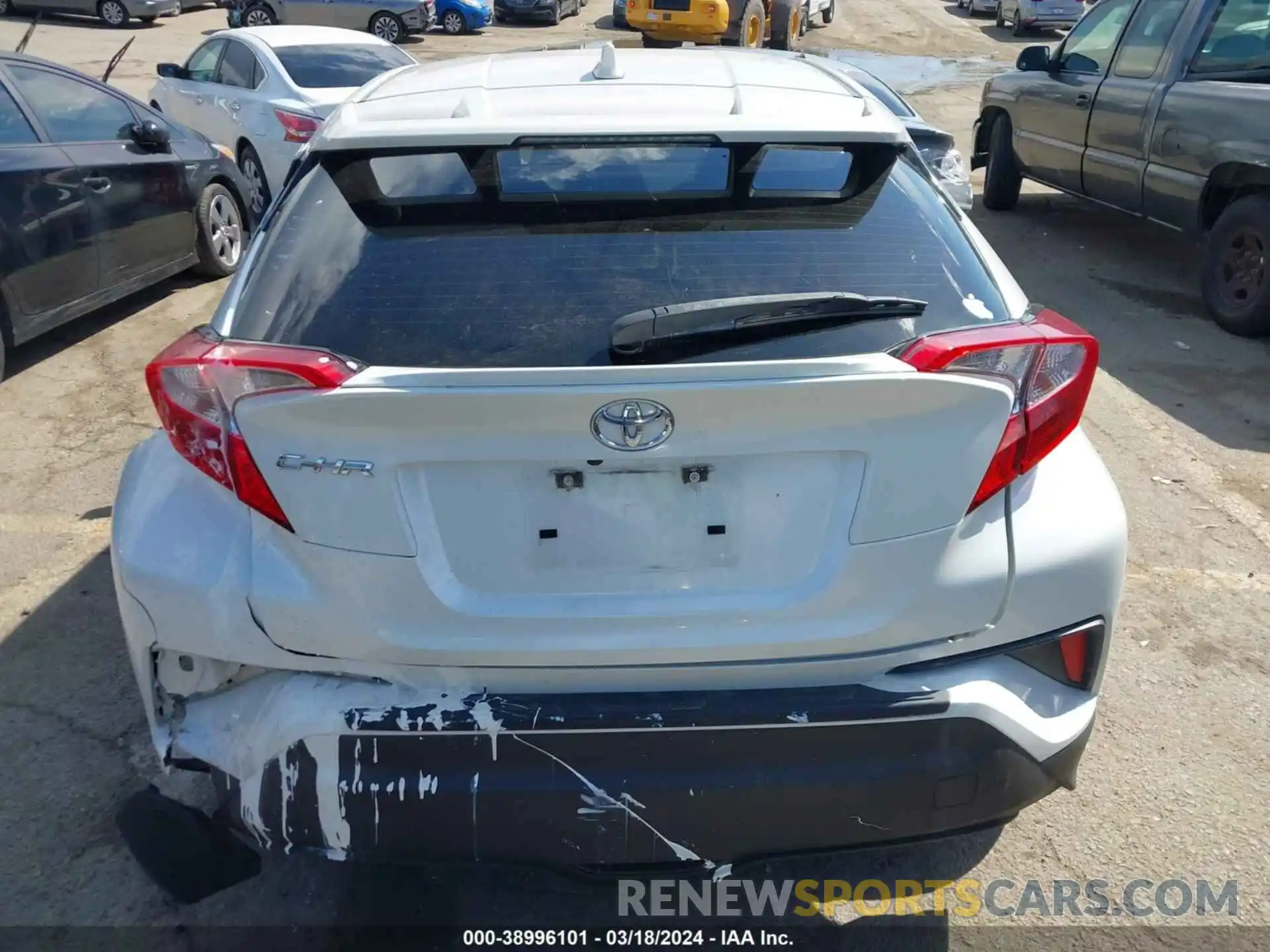 16 Photograph of a damaged car JTNKHMBX5K1028307 TOYOTA C-HR 2019