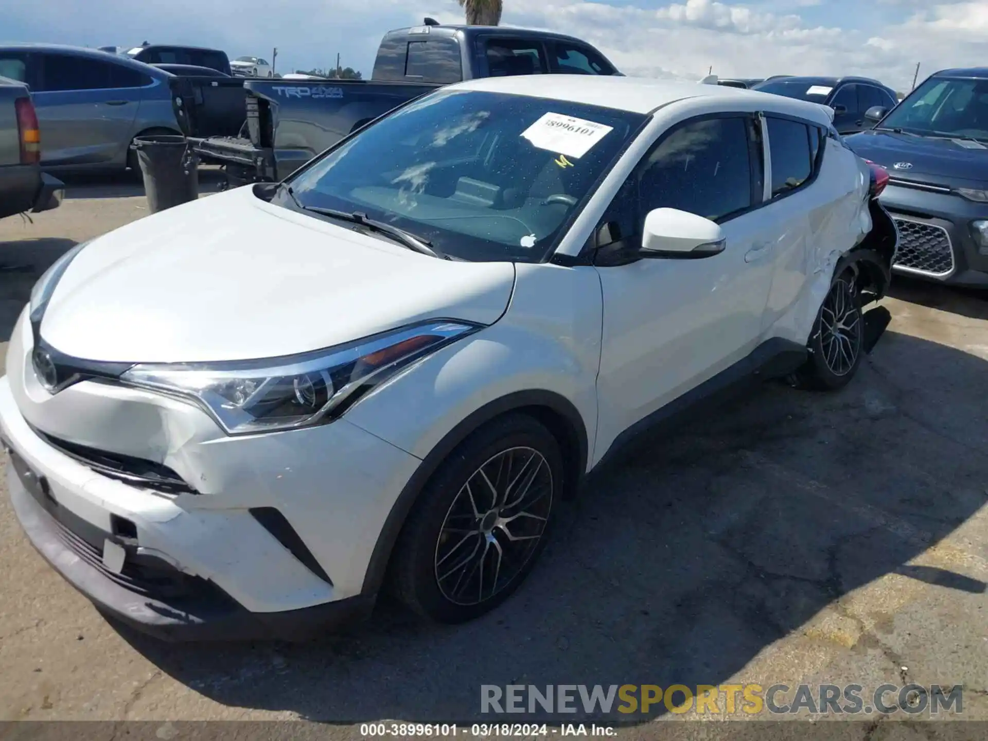 6 Photograph of a damaged car JTNKHMBX5K1028307 TOYOTA C-HR 2019