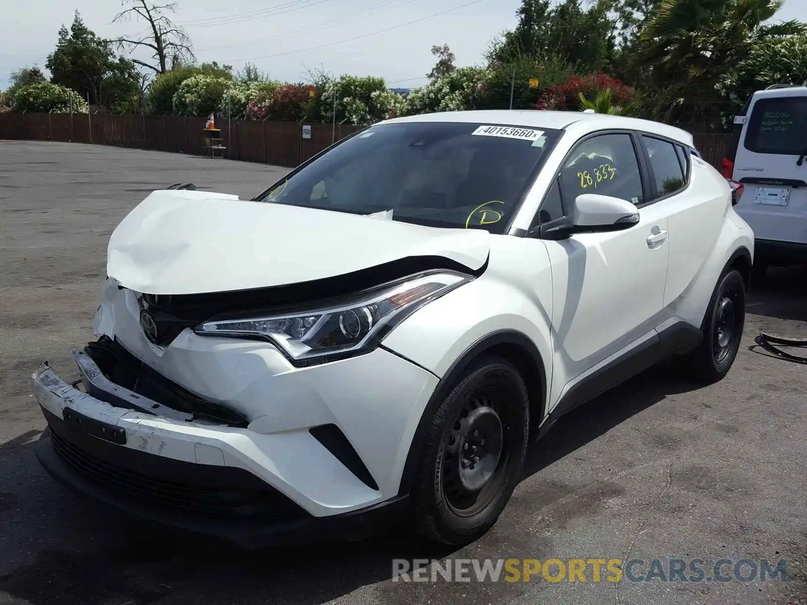 2 Photograph of a damaged car JTNKHMBX5K1028467 TOYOTA C-HR 2019