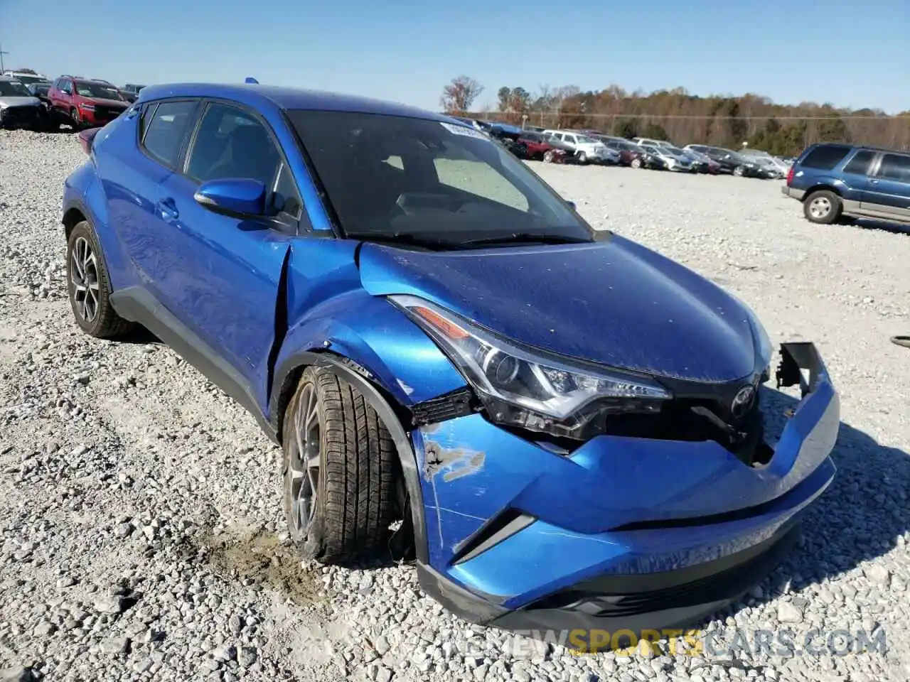 1 Photograph of a damaged car JTNKHMBX5K1029490 TOYOTA C-HR 2019