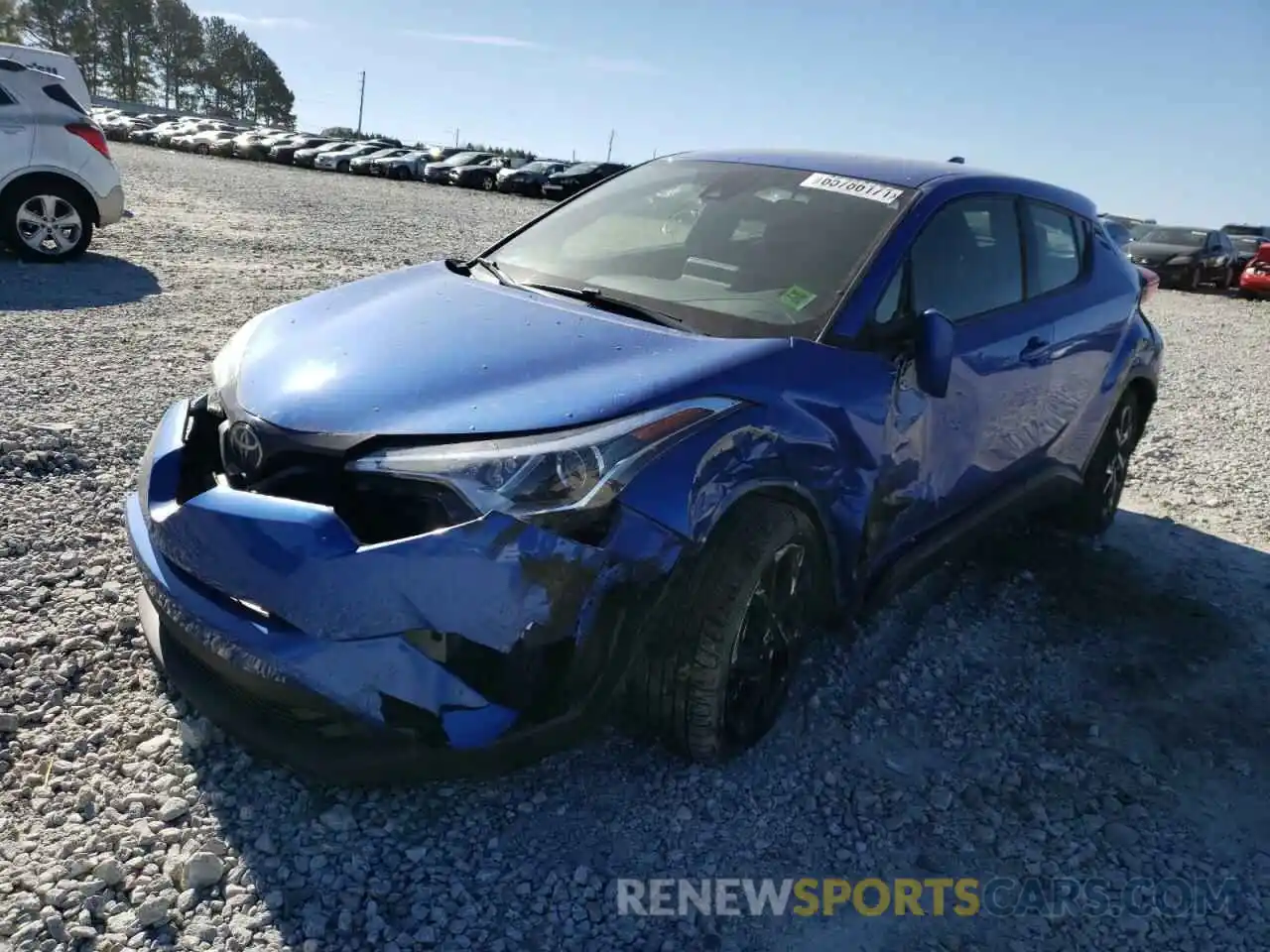 2 Photograph of a damaged car JTNKHMBX5K1029490 TOYOTA C-HR 2019