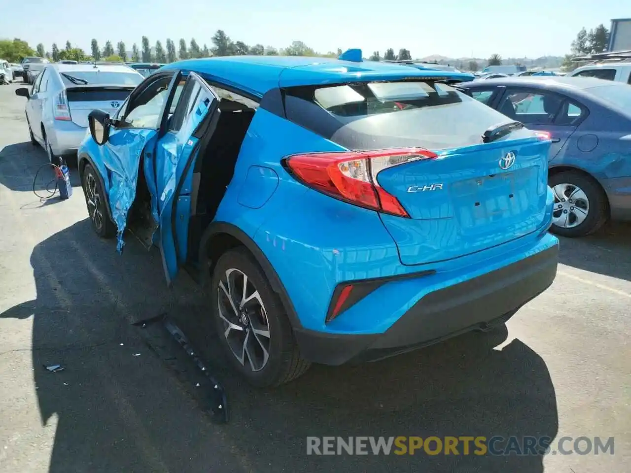 3 Photograph of a damaged car JTNKHMBX5K1031191 TOYOTA C-HR 2019