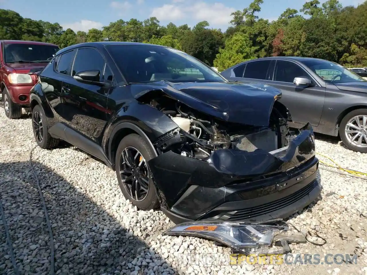 1 Photograph of a damaged car JTNKHMBX5K1031420 TOYOTA C-HR 2019