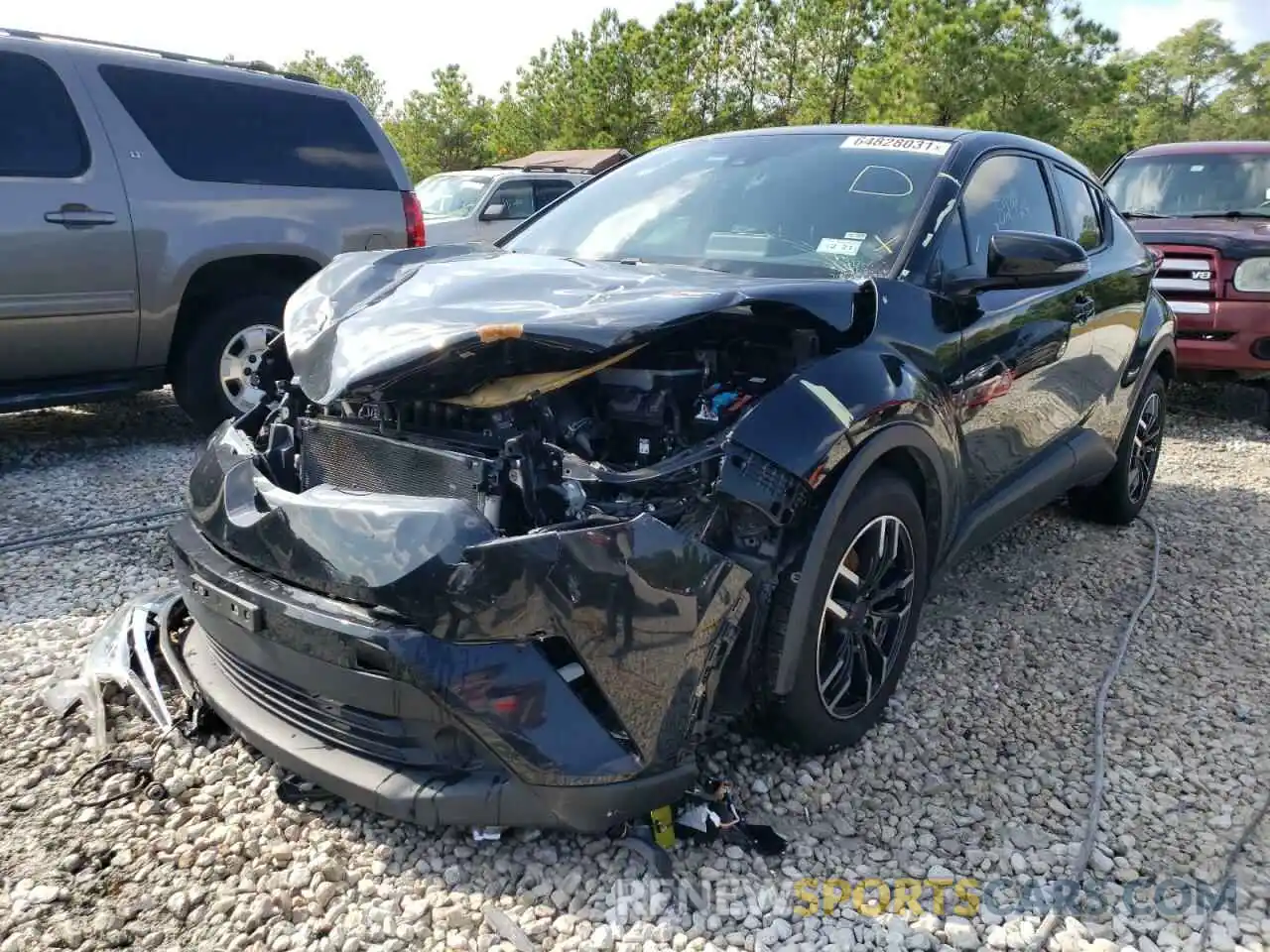 2 Photograph of a damaged car JTNKHMBX5K1031420 TOYOTA C-HR 2019