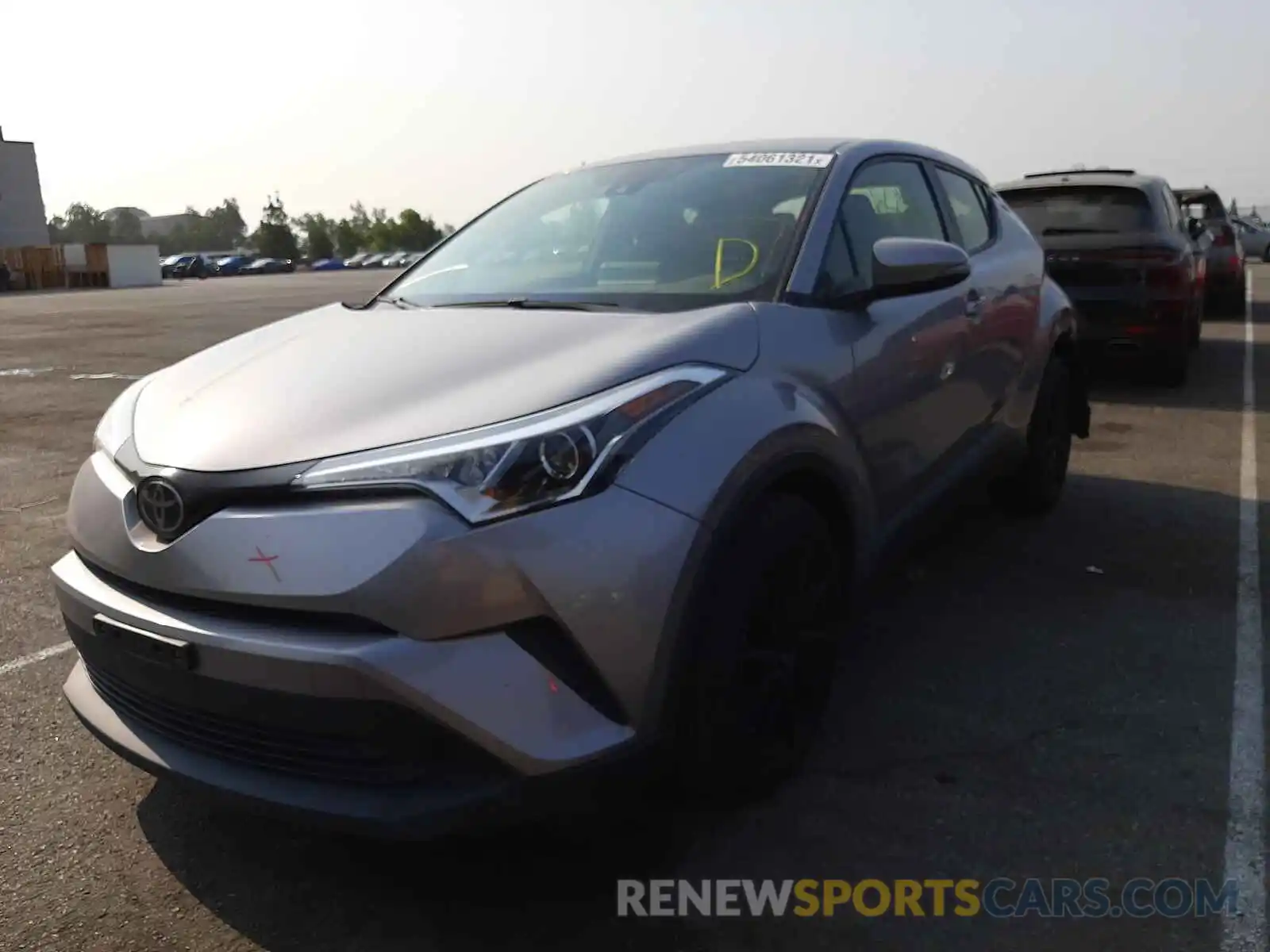 2 Photograph of a damaged car JTNKHMBX5K1031837 TOYOTA C-HR 2019