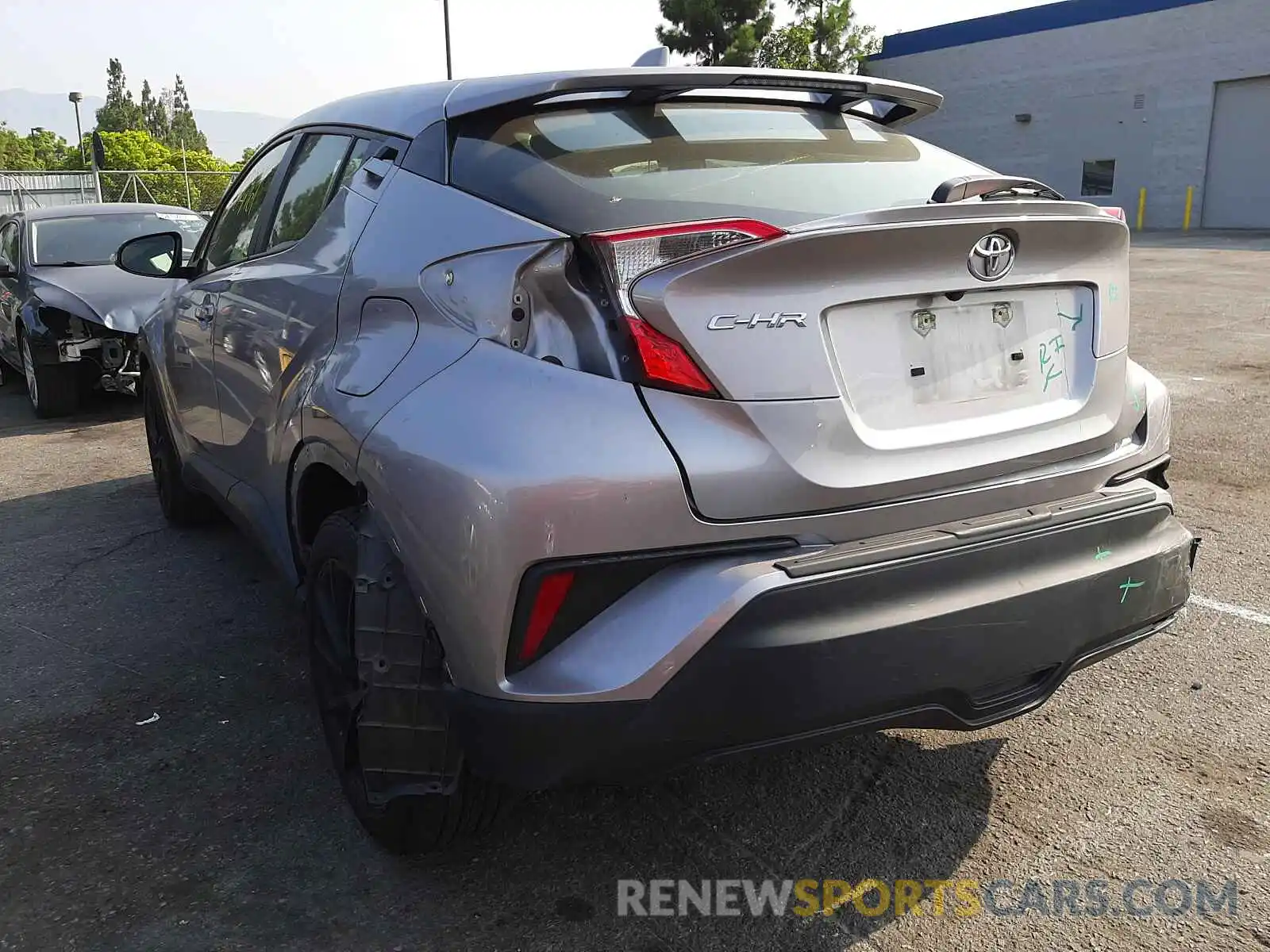 3 Photograph of a damaged car JTNKHMBX5K1031837 TOYOTA C-HR 2019