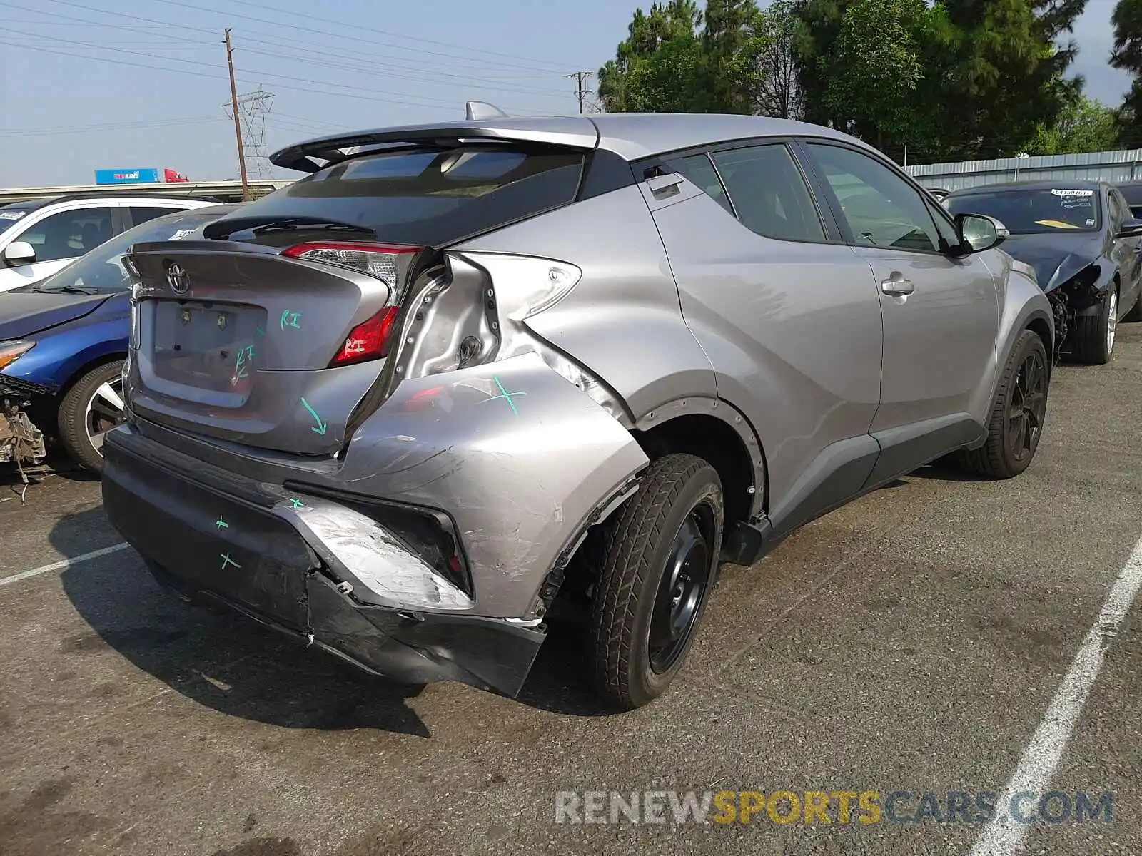 4 Photograph of a damaged car JTNKHMBX5K1031837 TOYOTA C-HR 2019