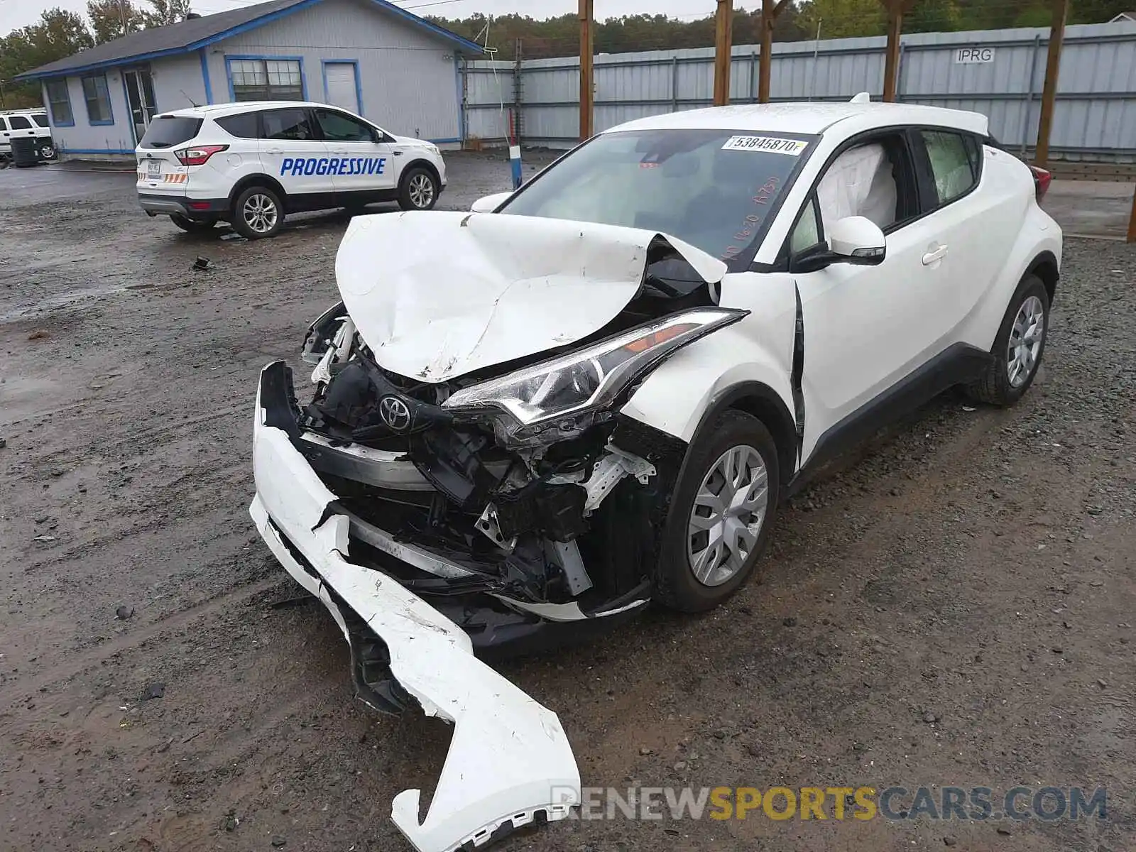 2 Photograph of a damaged car JTNKHMBX5K1032387 TOYOTA C-HR 2019