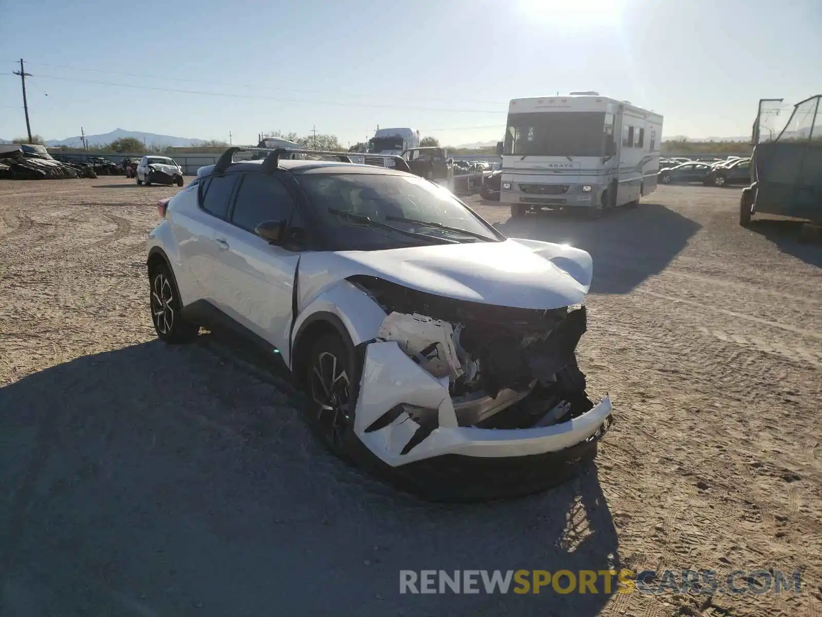 1 Photograph of a damaged car JTNKHMBX5K1032597 TOYOTA C-HR 2019