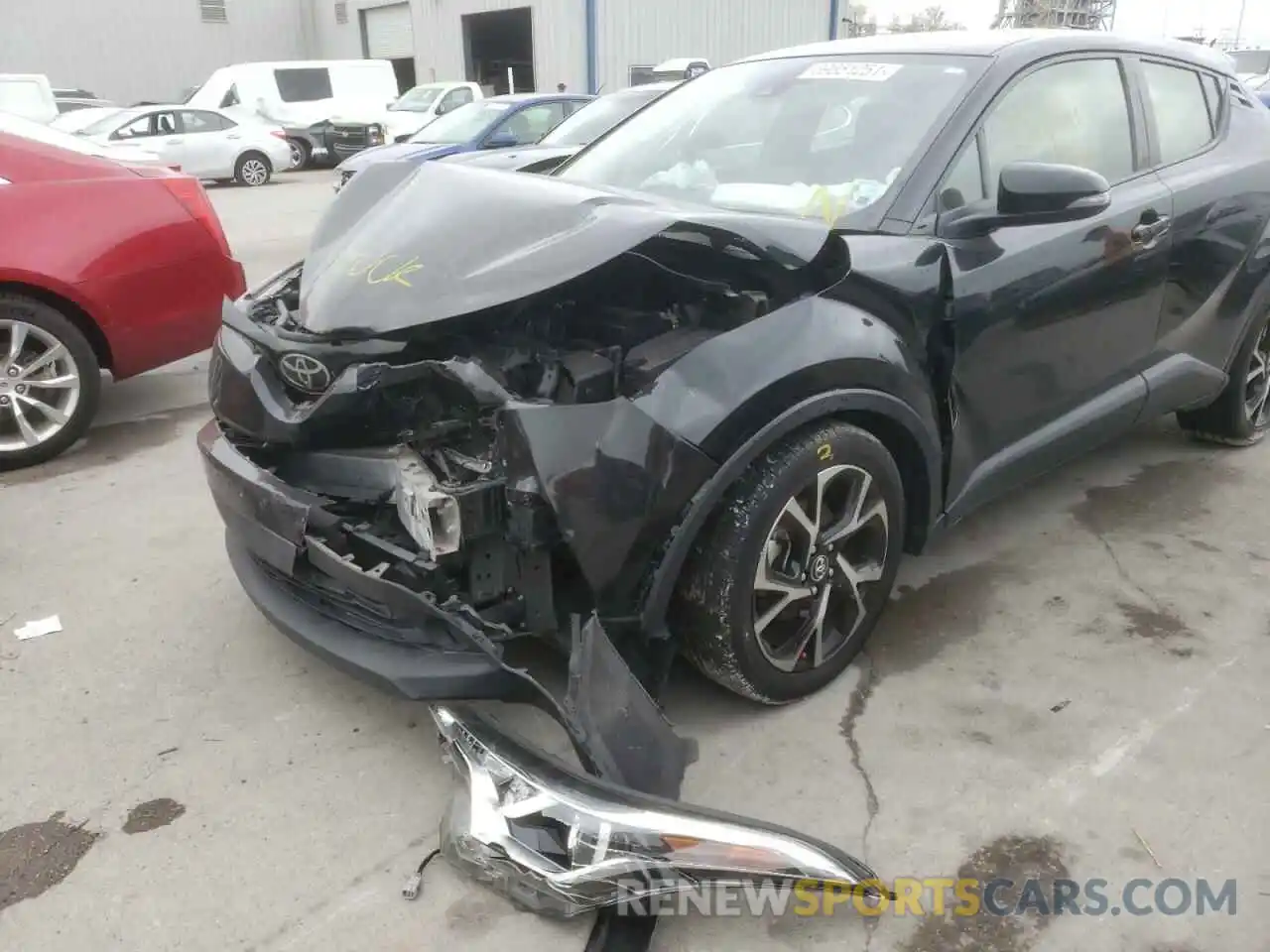 9 Photograph of a damaged car JTNKHMBX5K1032647 TOYOTA C-HR 2019