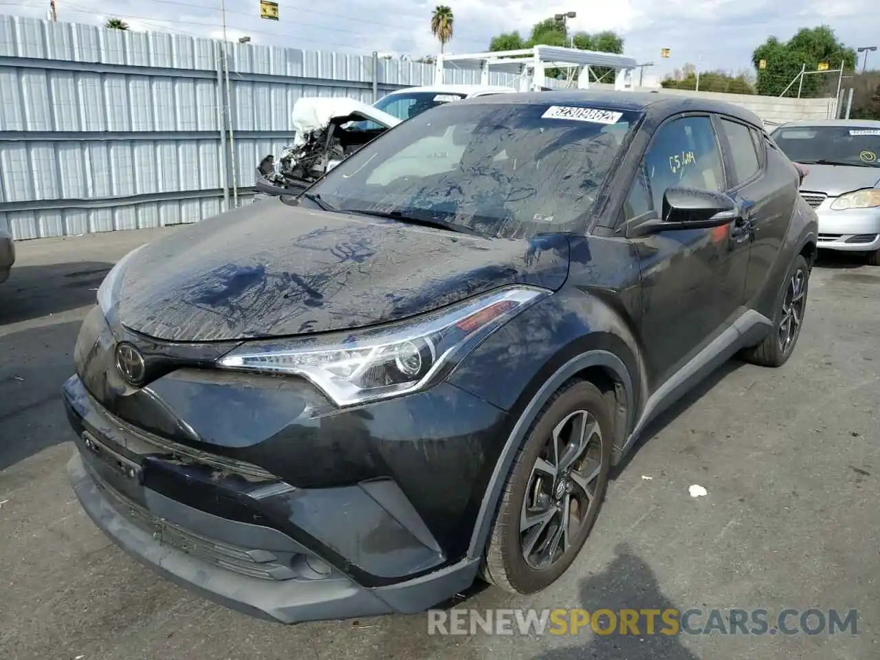 2 Photograph of a damaged car JTNKHMBX5K1033166 TOYOTA C-HR 2019