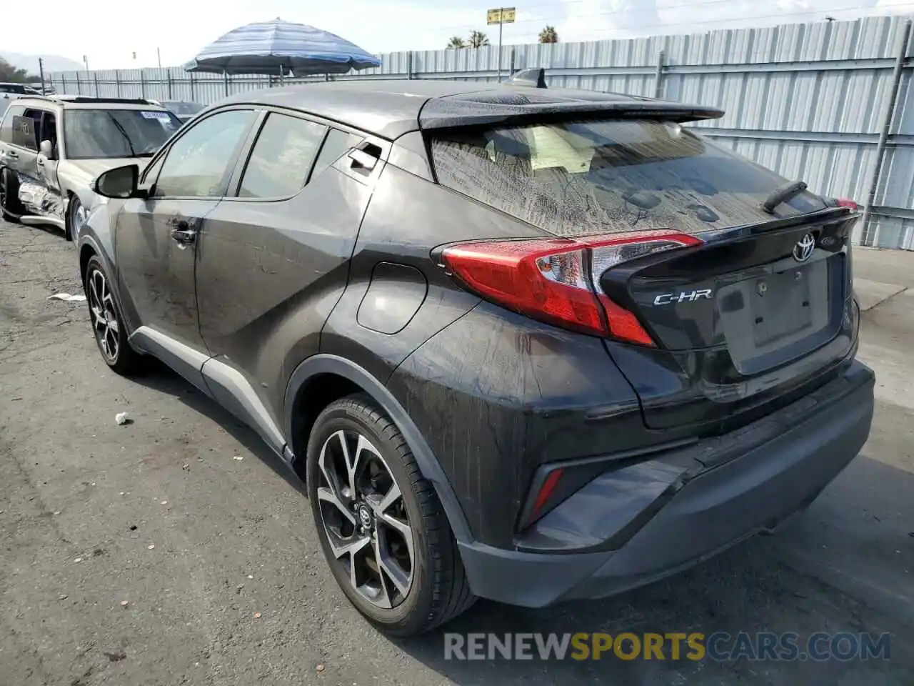 3 Photograph of a damaged car JTNKHMBX5K1033166 TOYOTA C-HR 2019