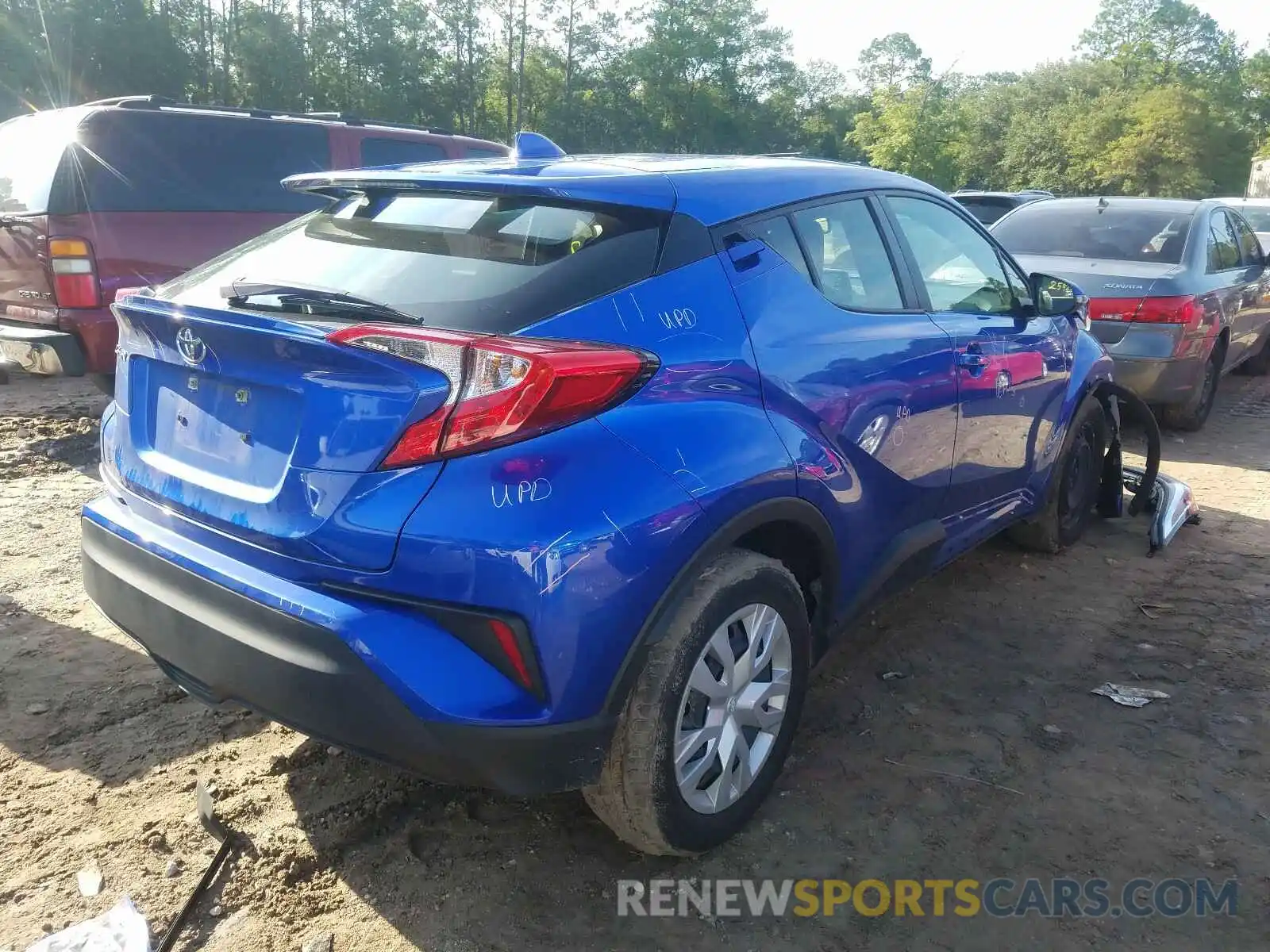 4 Photograph of a damaged car JTNKHMBX5K1033264 TOYOTA C-HR 2019