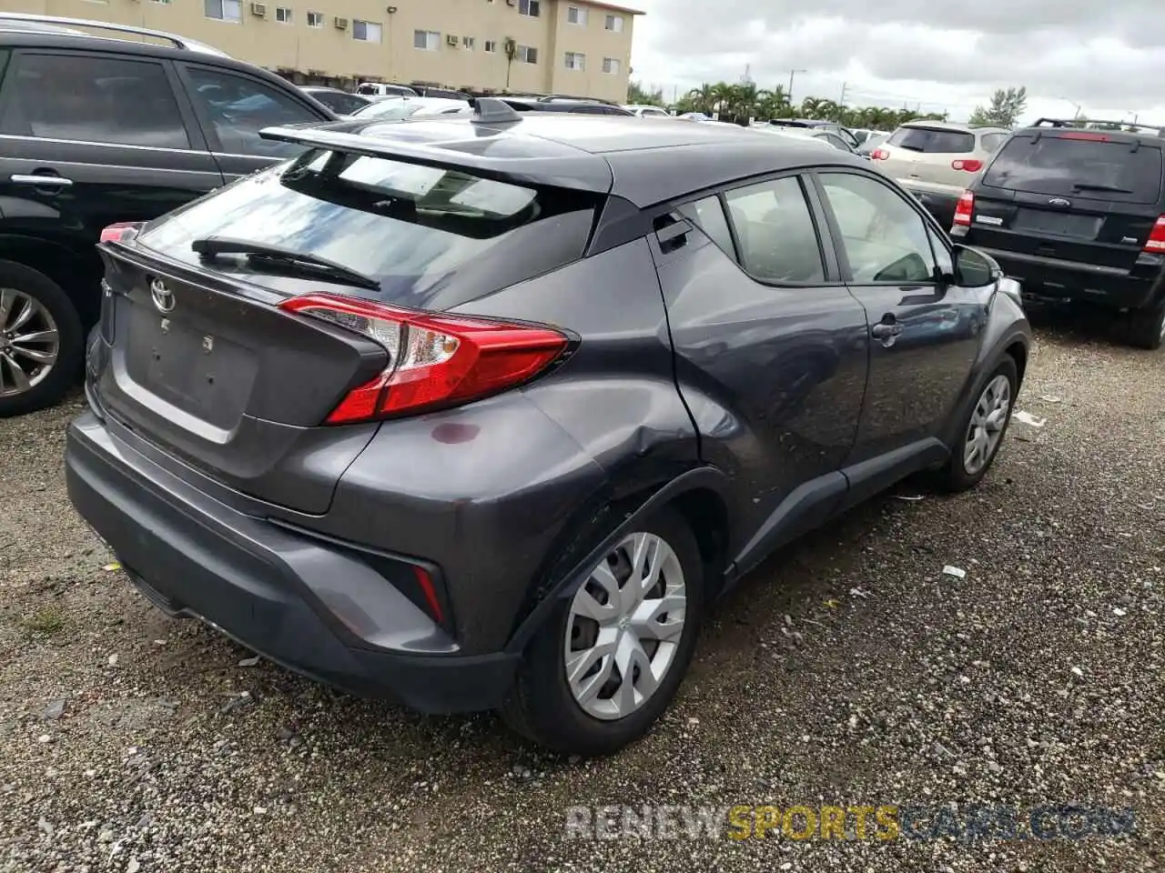 4 Photograph of a damaged car JTNKHMBX5K1035435 TOYOTA C-HR 2019