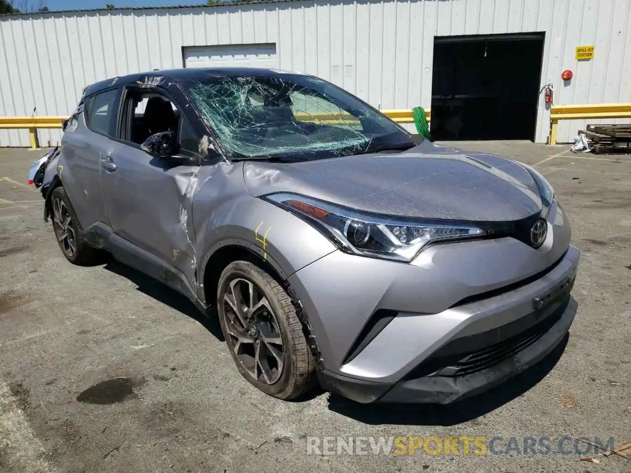 1 Photograph of a damaged car JTNKHMBX5K1035659 TOYOTA C-HR 2019