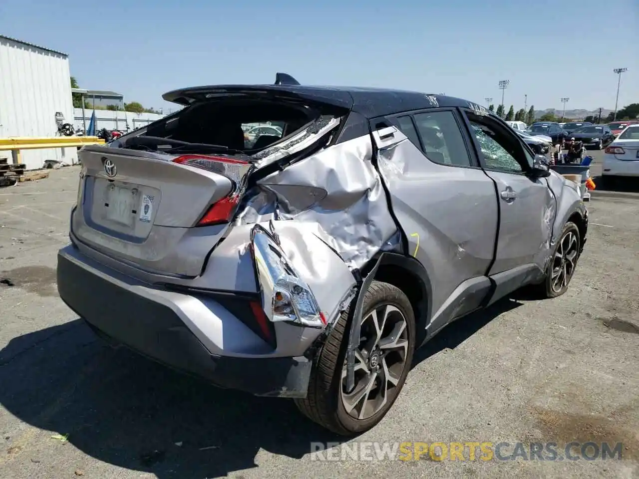 4 Photograph of a damaged car JTNKHMBX5K1035659 TOYOTA C-HR 2019