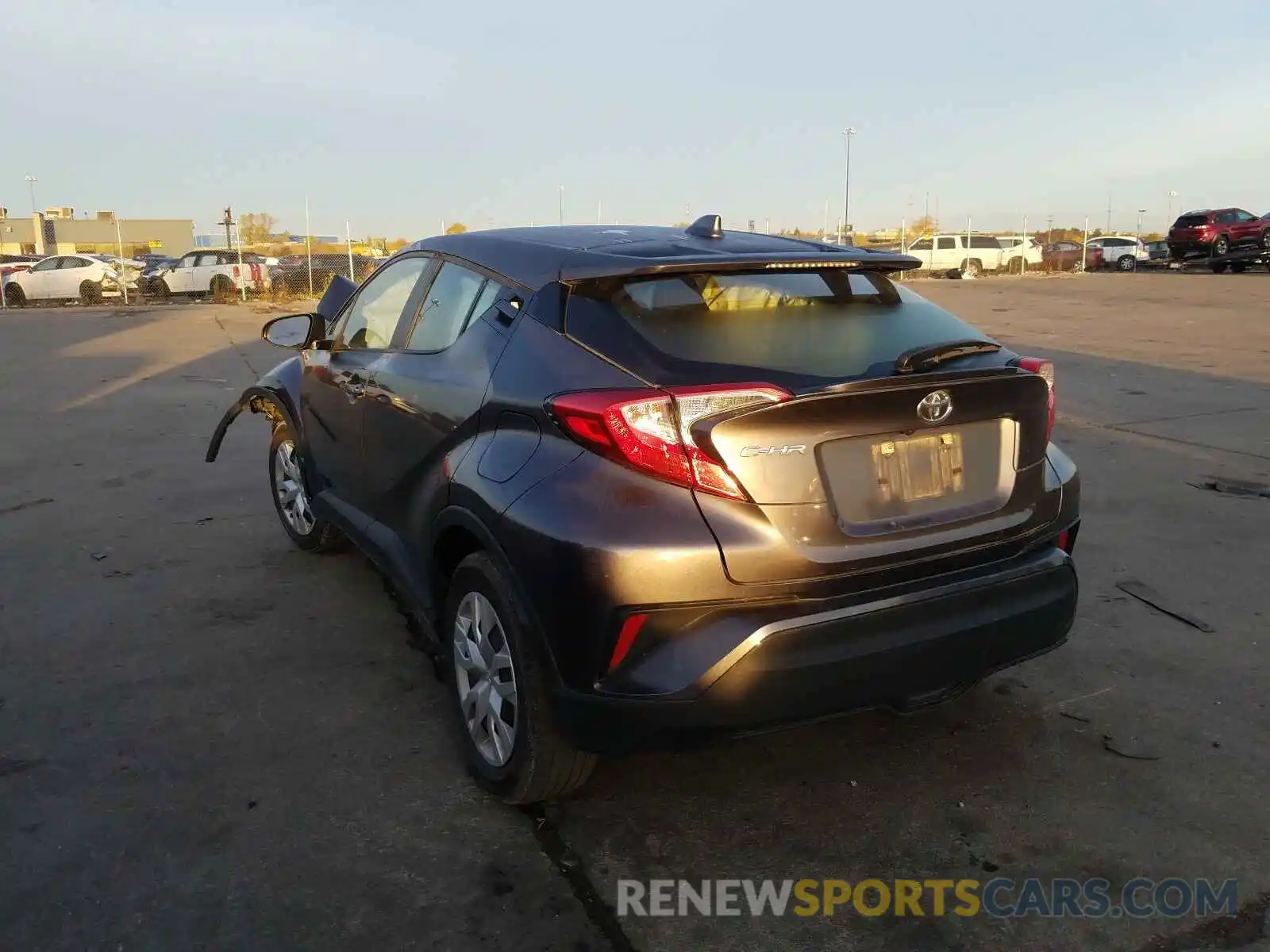 3 Photograph of a damaged car JTNKHMBX5K1035774 TOYOTA C-HR 2019