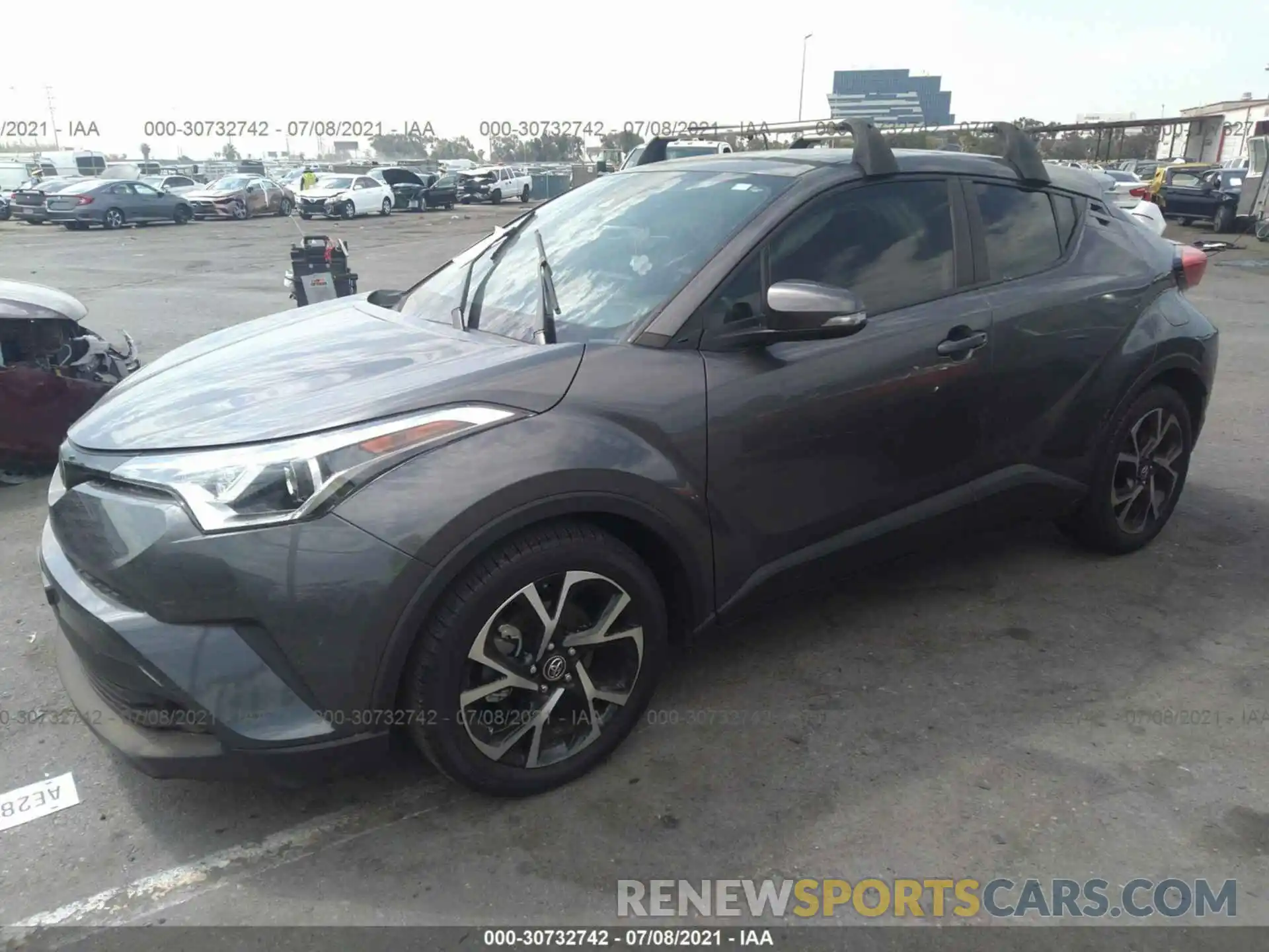 2 Photograph of a damaged car JTNKHMBX5K1036777 TOYOTA C-HR 2019