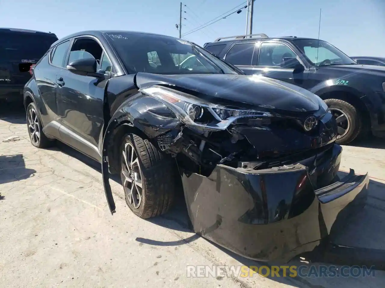 1 Photograph of a damaged car JTNKHMBX5K1036875 TOYOTA C-HR 2019