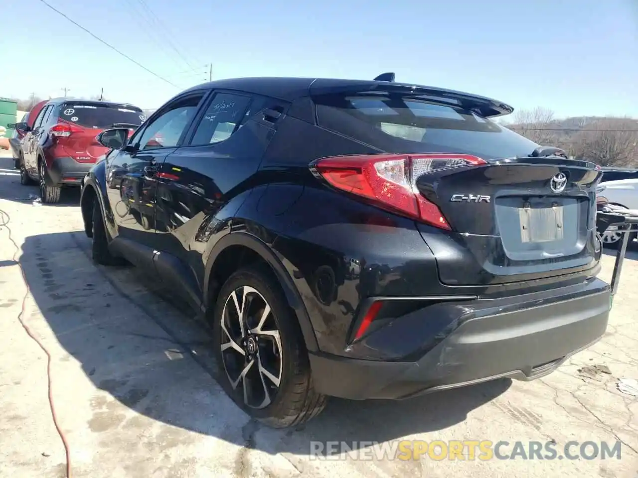 3 Photograph of a damaged car JTNKHMBX5K1036875 TOYOTA C-HR 2019