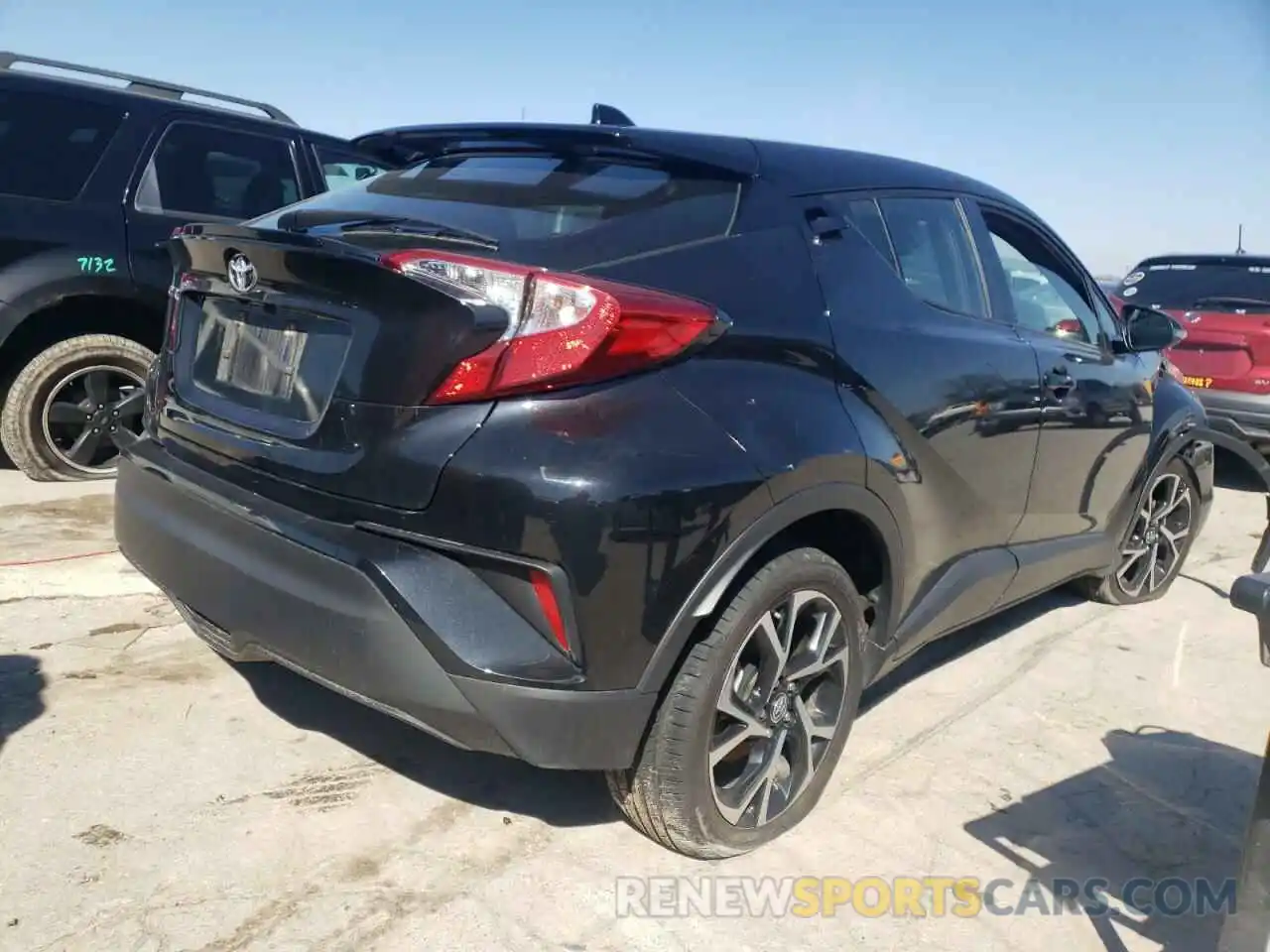 4 Photograph of a damaged car JTNKHMBX5K1036875 TOYOTA C-HR 2019