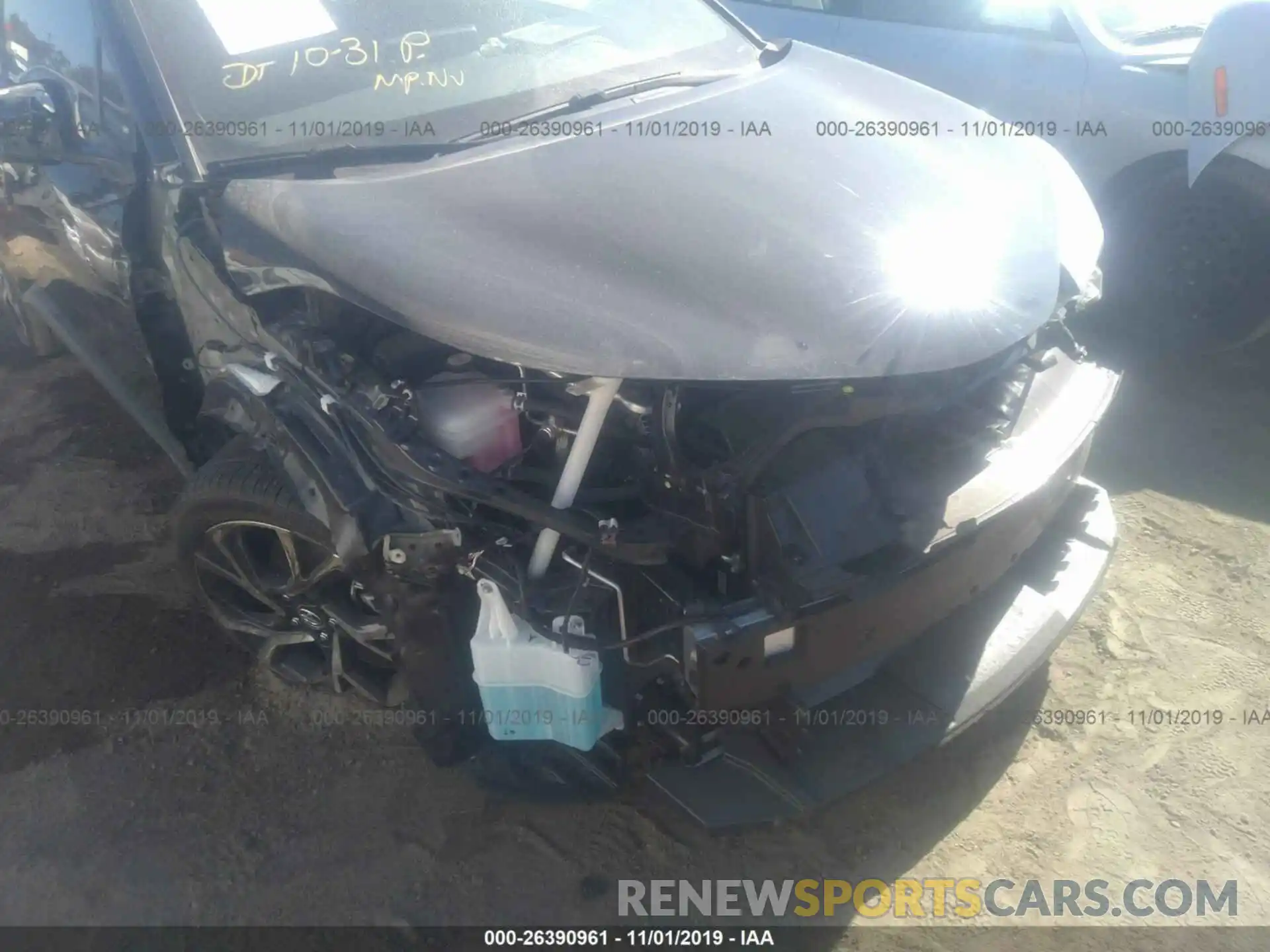 6 Photograph of a damaged car JTNKHMBX5K1037508 TOYOTA C-HR 2019