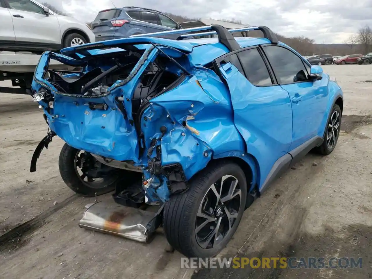 4 Photograph of a damaged car JTNKHMBX5K1038383 TOYOTA C-HR 2019