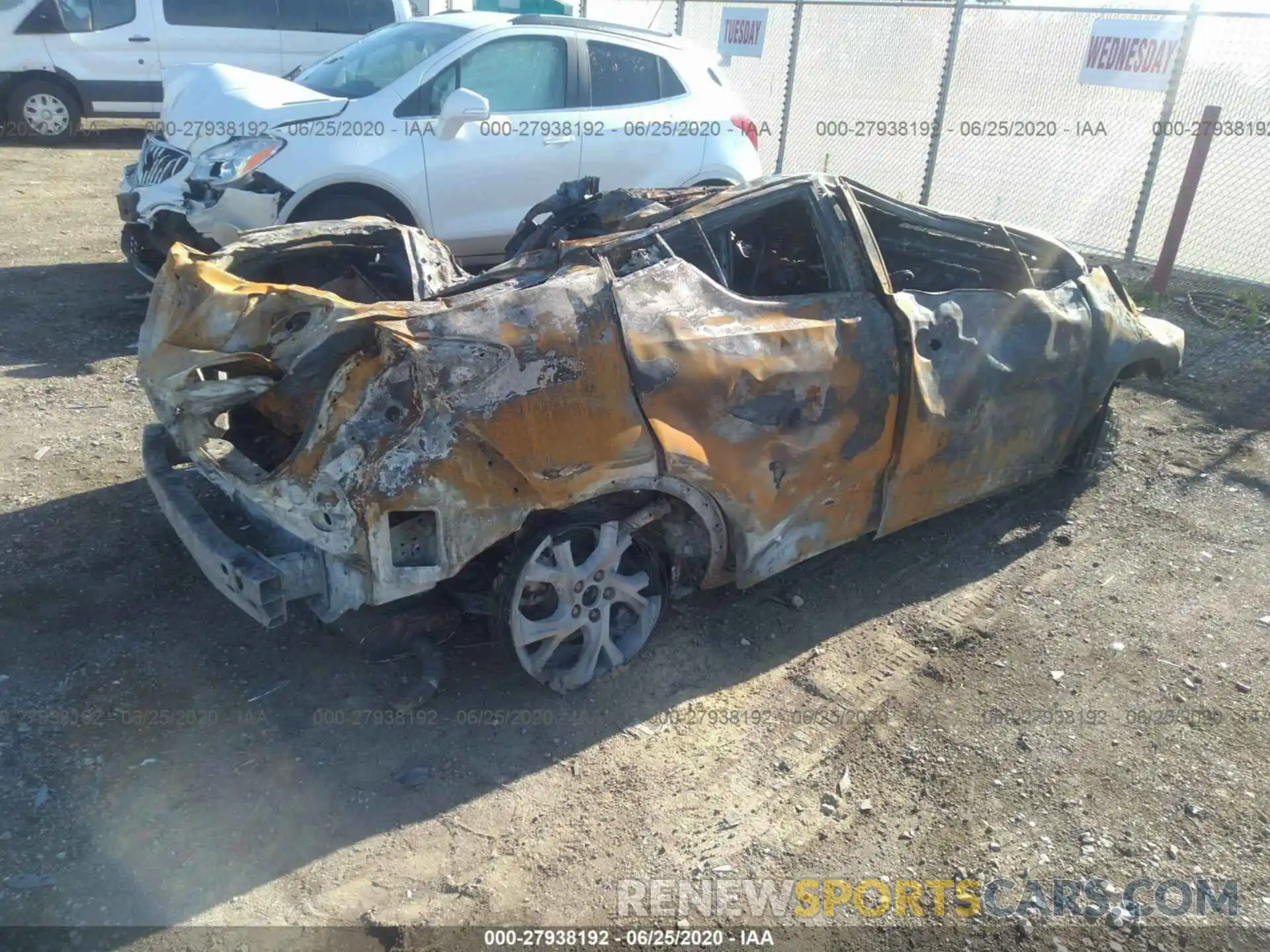 4 Photograph of a damaged car JTNKHMBX5K1038688 TOYOTA C-HR 2019