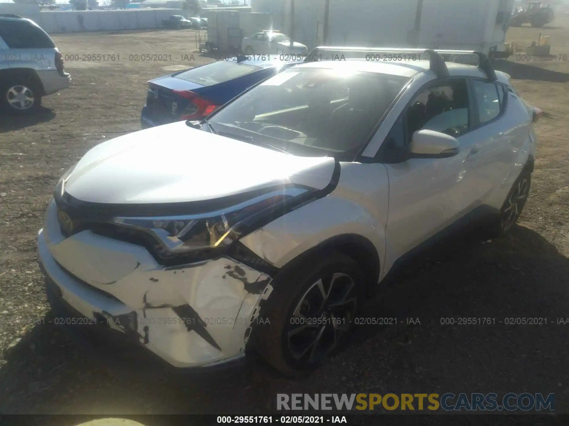 2 Photograph of a damaged car JTNKHMBX5K1040196 TOYOTA C-HR 2019