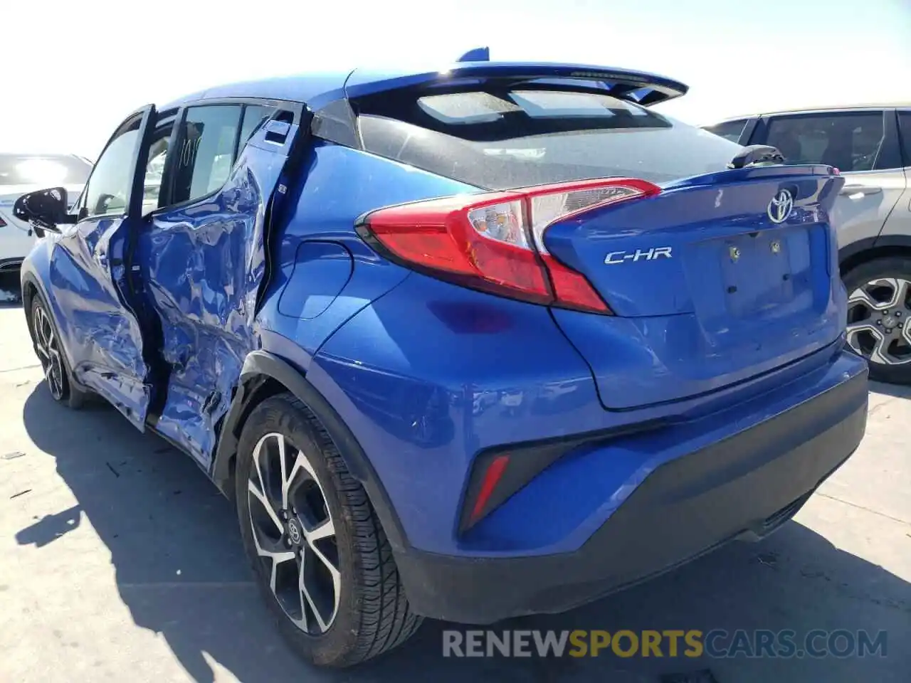 3 Photograph of a damaged car JTNKHMBX5K1041350 TOYOTA C-HR 2019