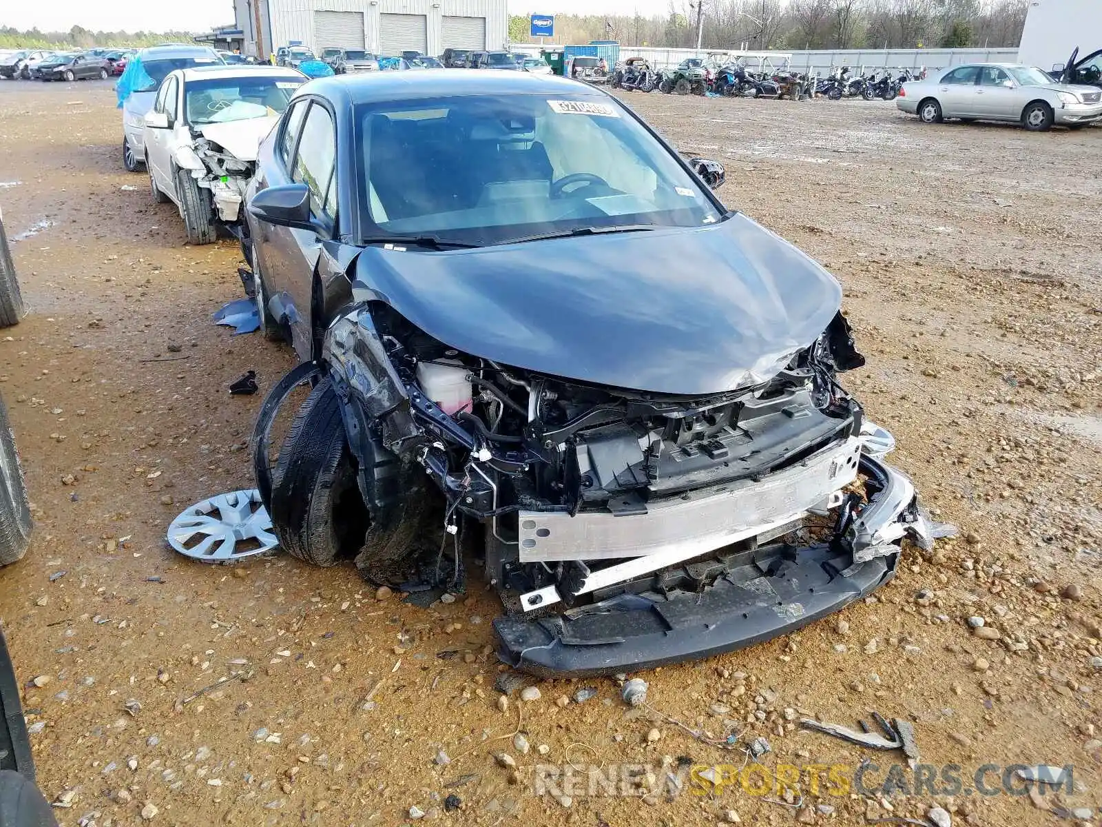 1 Photograph of a damaged car JTNKHMBX5K1041493 TOYOTA C-HR 2019