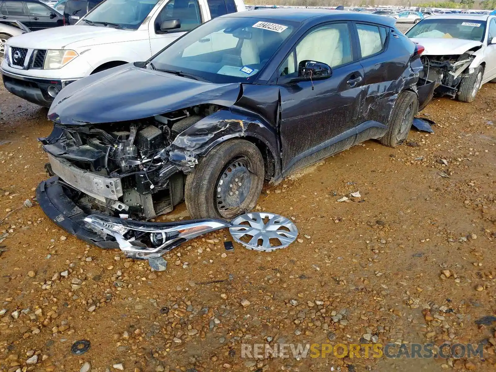 2 Photograph of a damaged car JTNKHMBX5K1041493 TOYOTA C-HR 2019