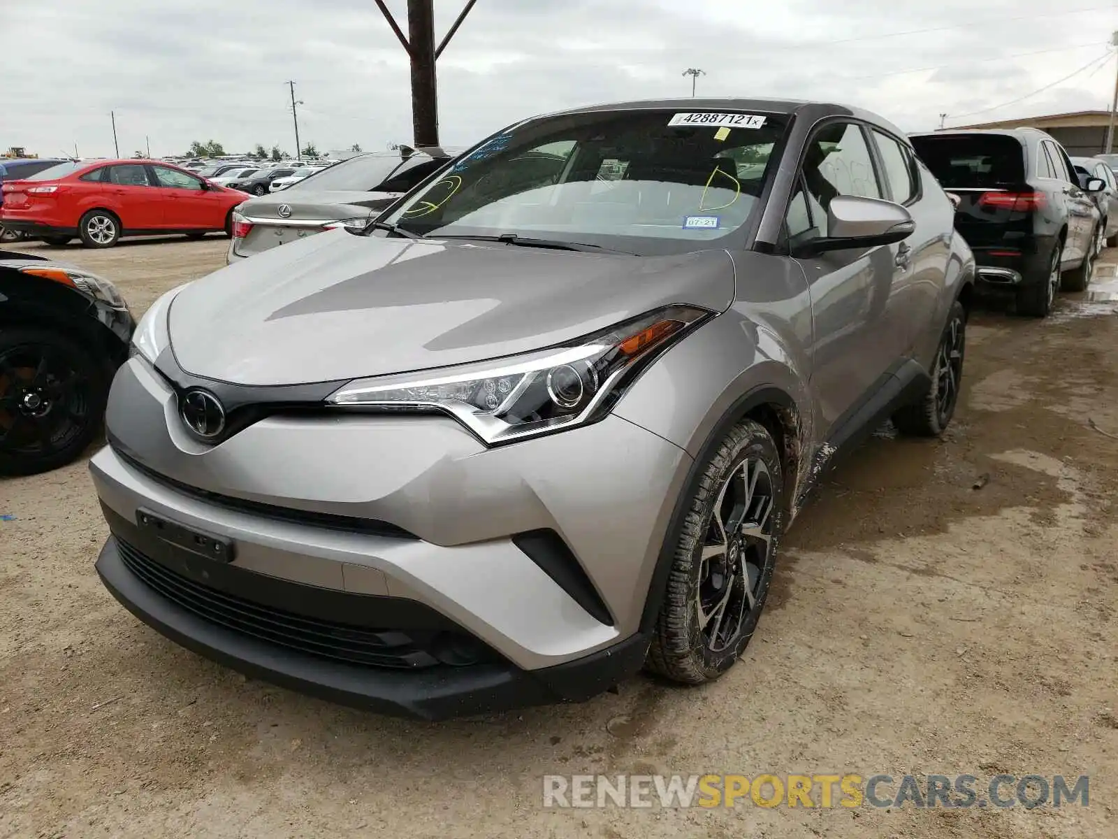 2 Photograph of a damaged car JTNKHMBX5K1042157 TOYOTA C-HR 2019