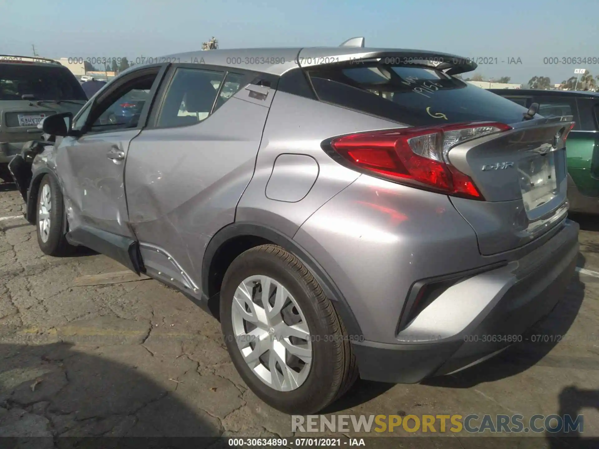 3 Photograph of a damaged car JTNKHMBX5K1042255 TOYOTA C-HR 2019