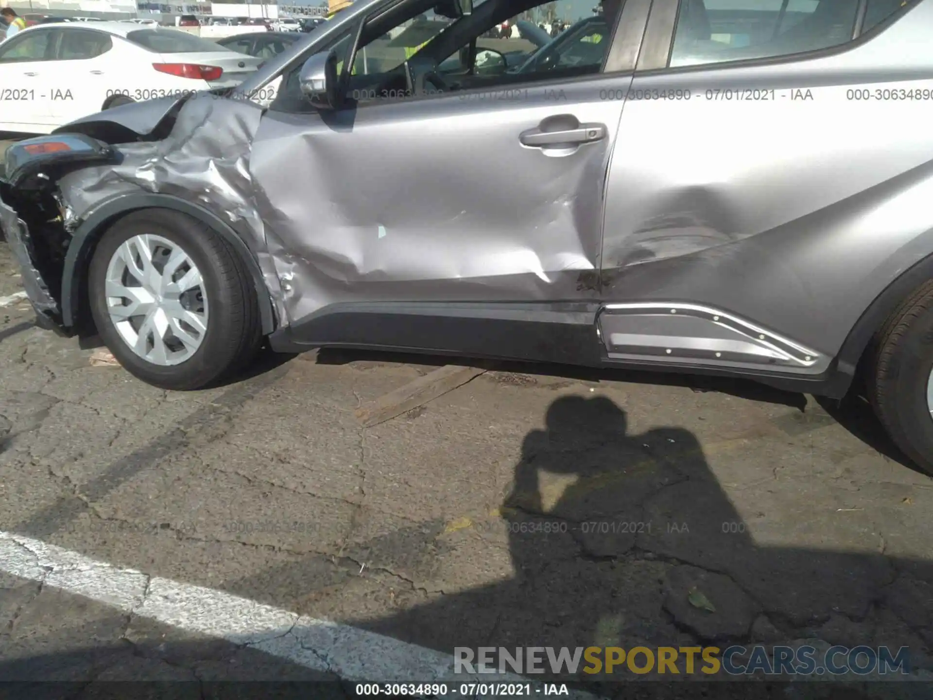 6 Photograph of a damaged car JTNKHMBX5K1042255 TOYOTA C-HR 2019