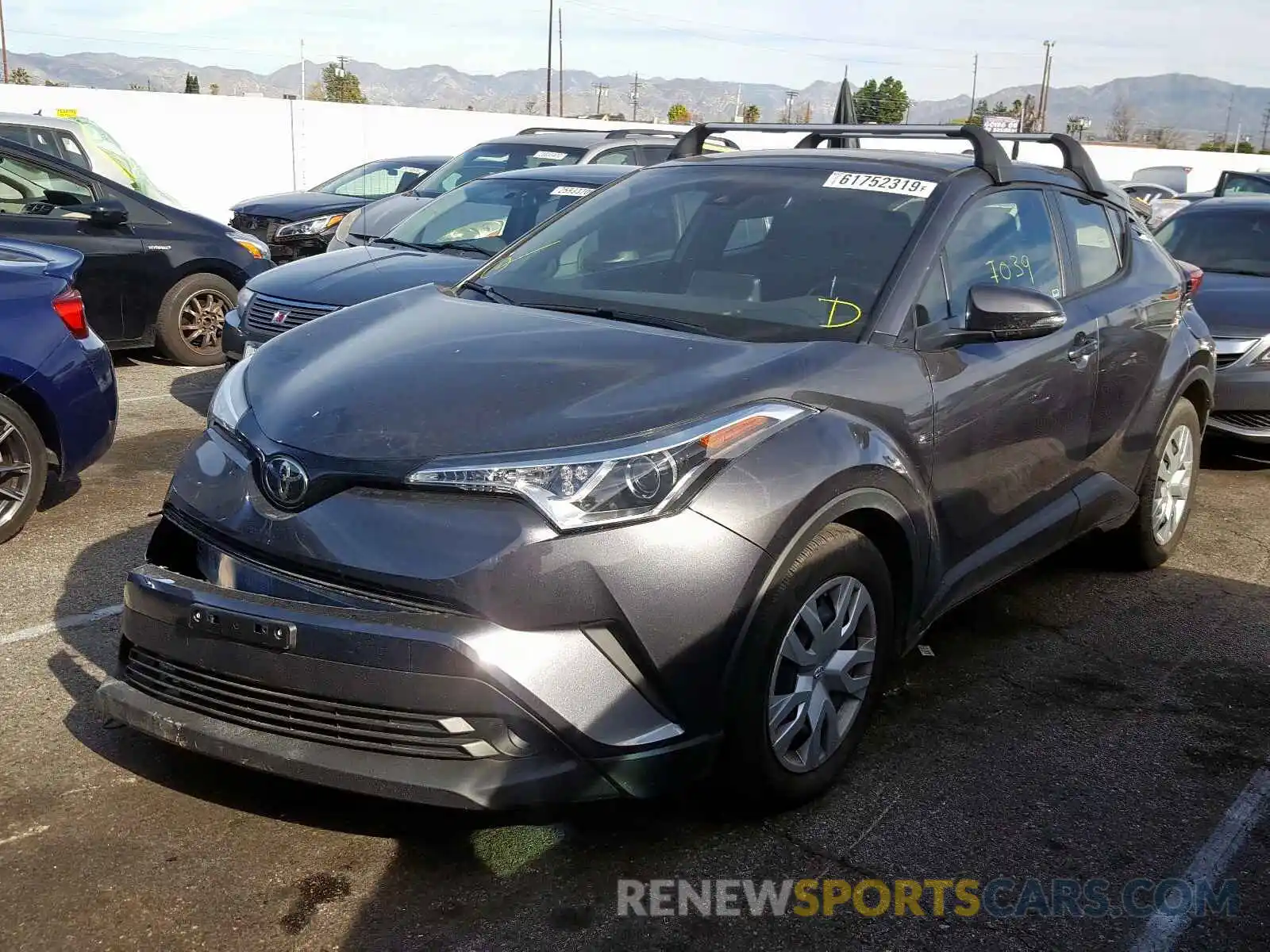 2 Photograph of a damaged car JTNKHMBX5K1043518 TOYOTA C-HR 2019