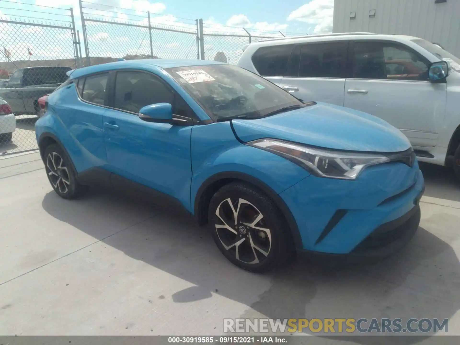 1 Photograph of a damaged car JTNKHMBX5K1045978 TOYOTA C-HR 2019