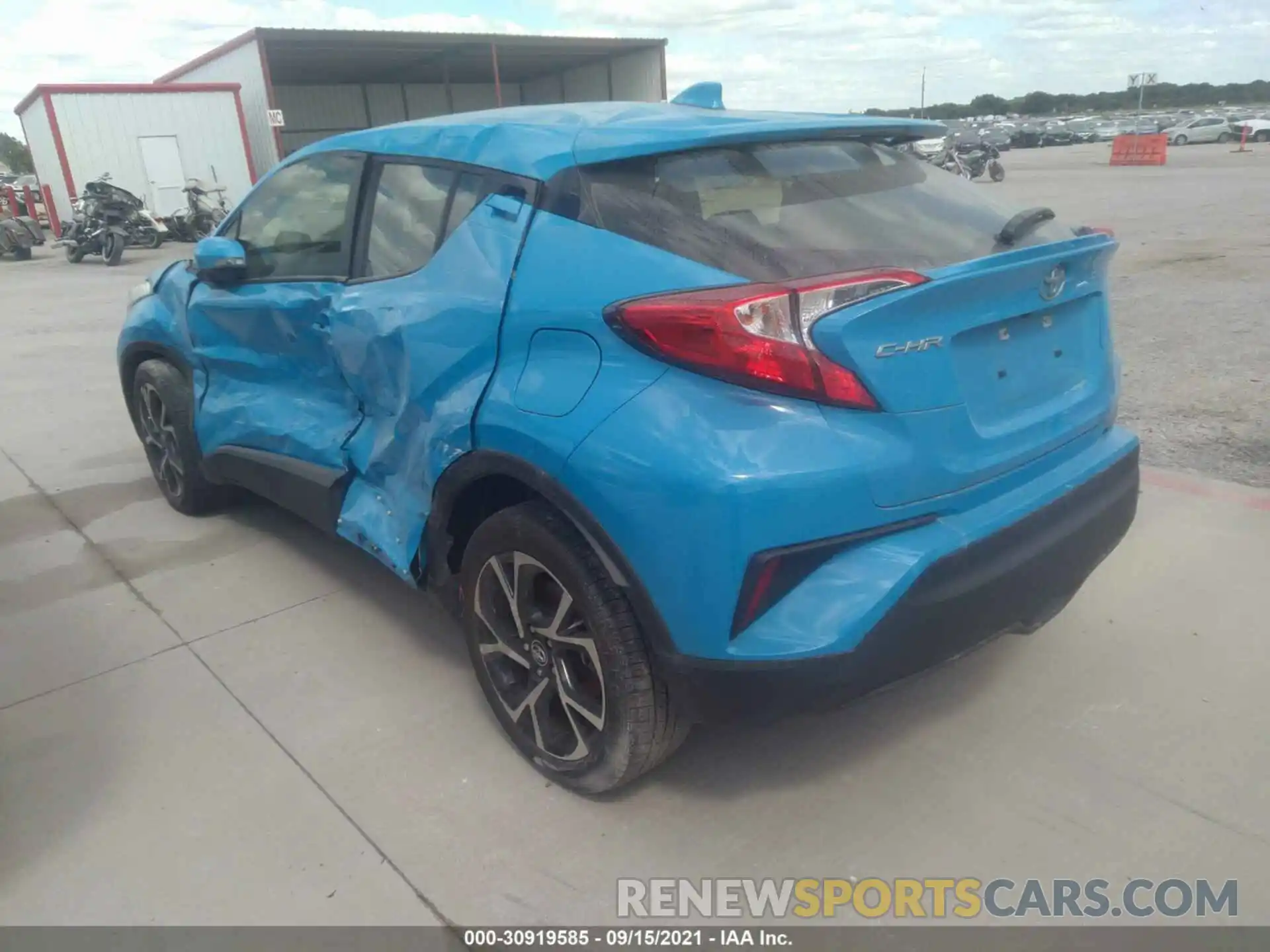 3 Photograph of a damaged car JTNKHMBX5K1045978 TOYOTA C-HR 2019