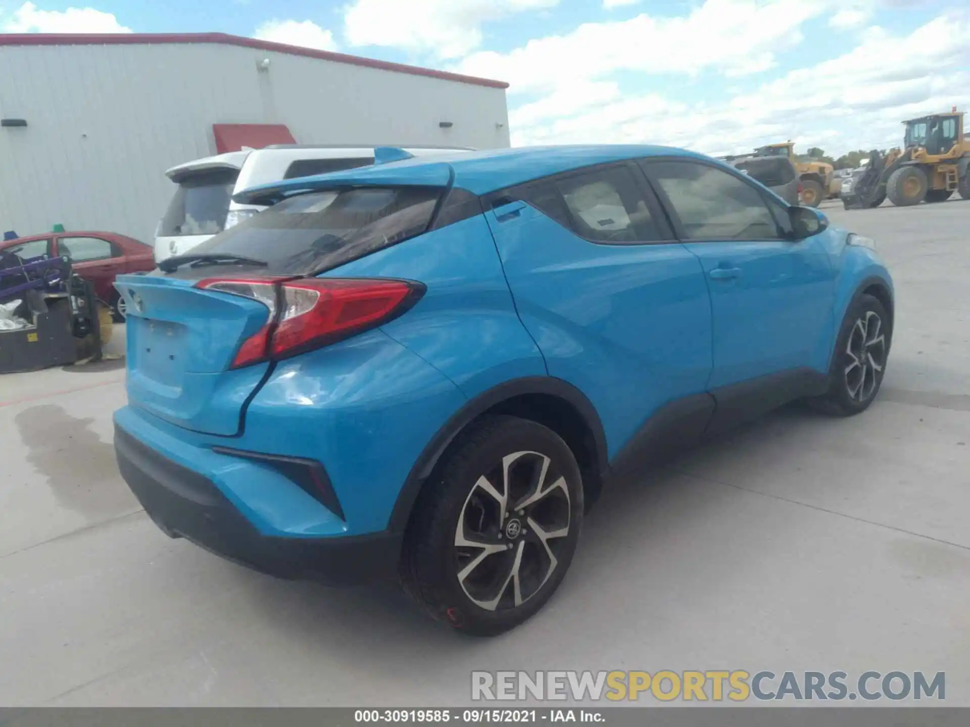 4 Фотография поврежденного автомобиля JTNKHMBX5K1045978 TOYOTA C-HR 2019