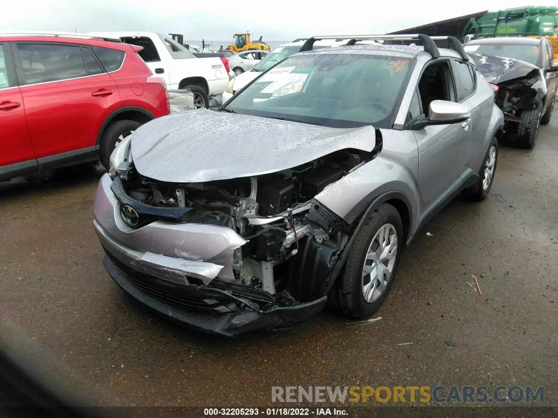 2 Photograph of a damaged car JTNKHMBX5K1046550 TOYOTA C-HR 2019