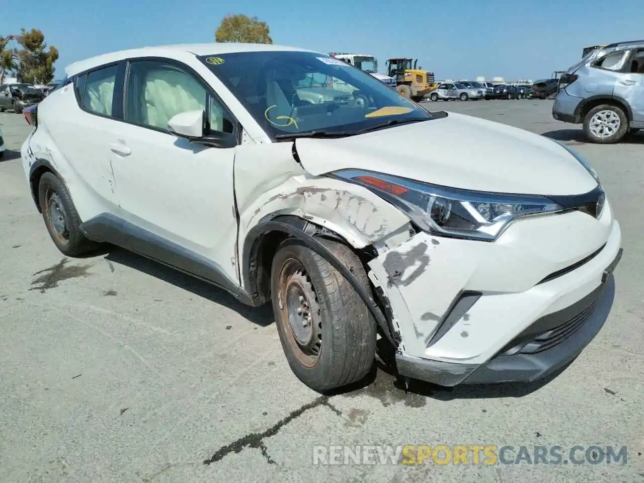 1 Photograph of a damaged car JTNKHMBX5K1047360 TOYOTA C-HR 2019