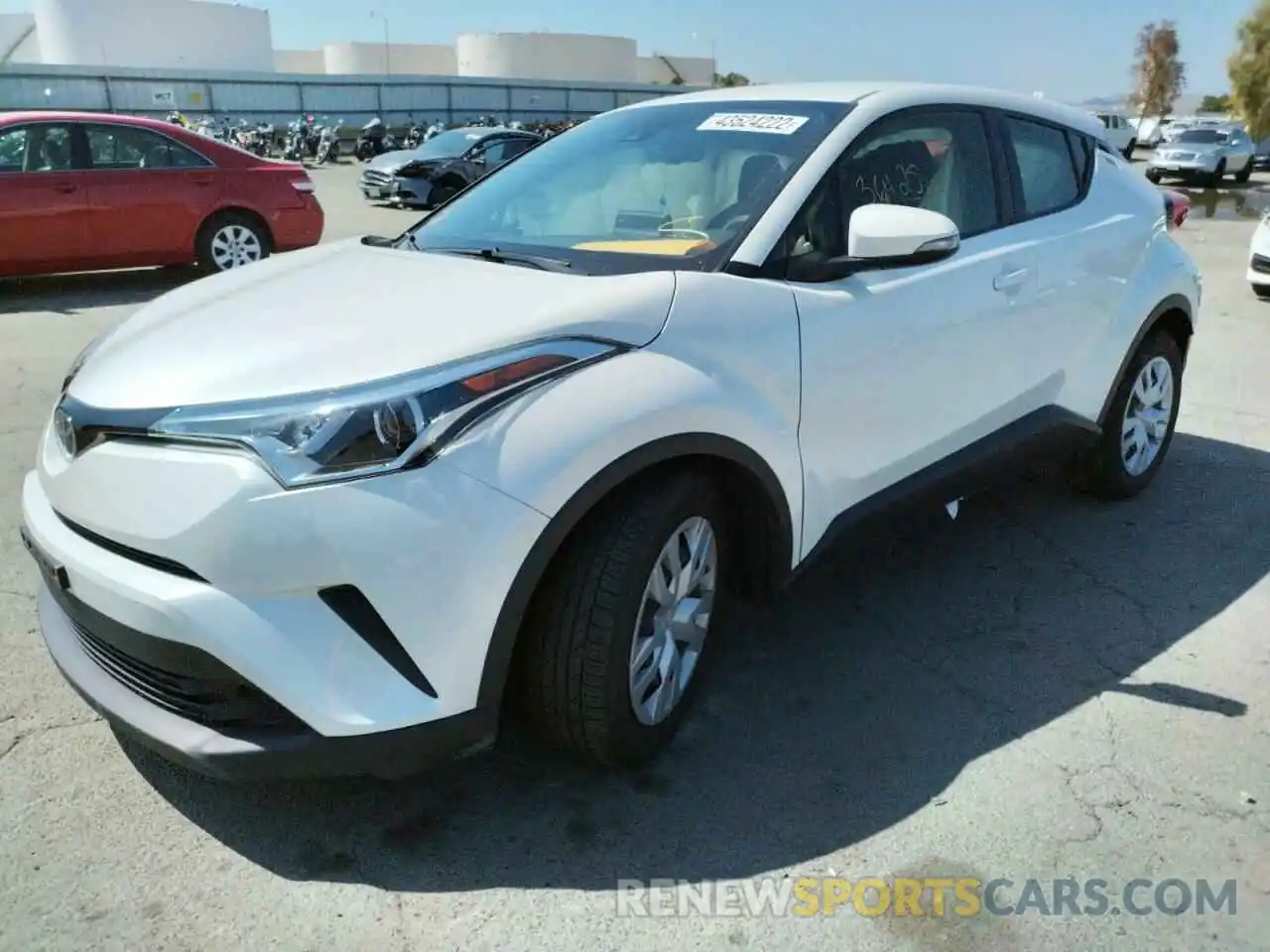 2 Photograph of a damaged car JTNKHMBX5K1047360 TOYOTA C-HR 2019