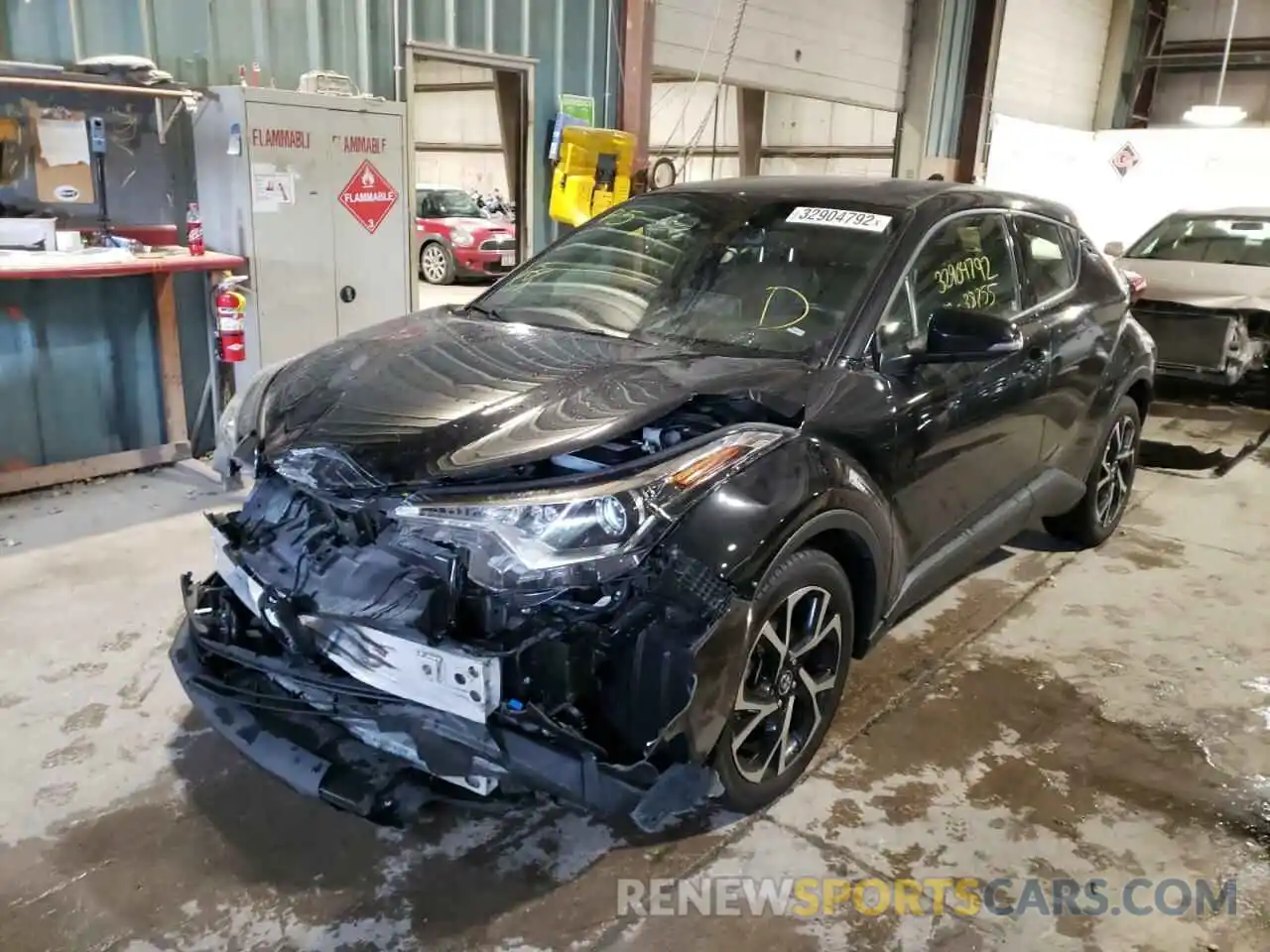 2 Photograph of a damaged car JTNKHMBX5K1048086 TOYOTA C-HR 2019