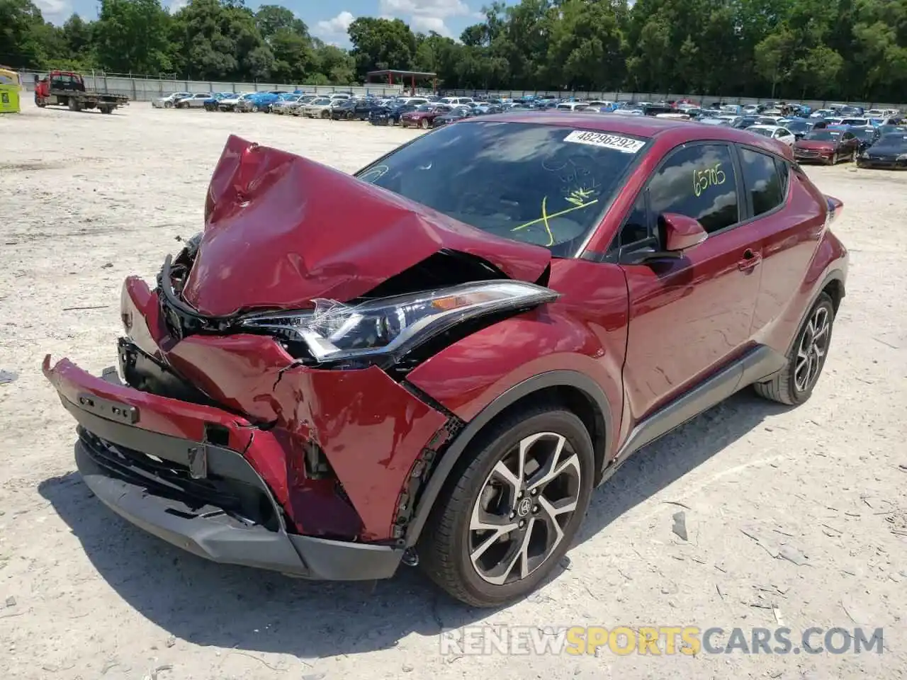 2 Photograph of a damaged car JTNKHMBX5K1048122 TOYOTA C-HR 2019