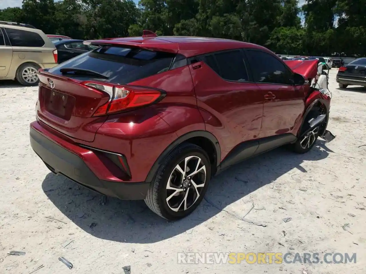 4 Photograph of a damaged car JTNKHMBX5K1048122 TOYOTA C-HR 2019