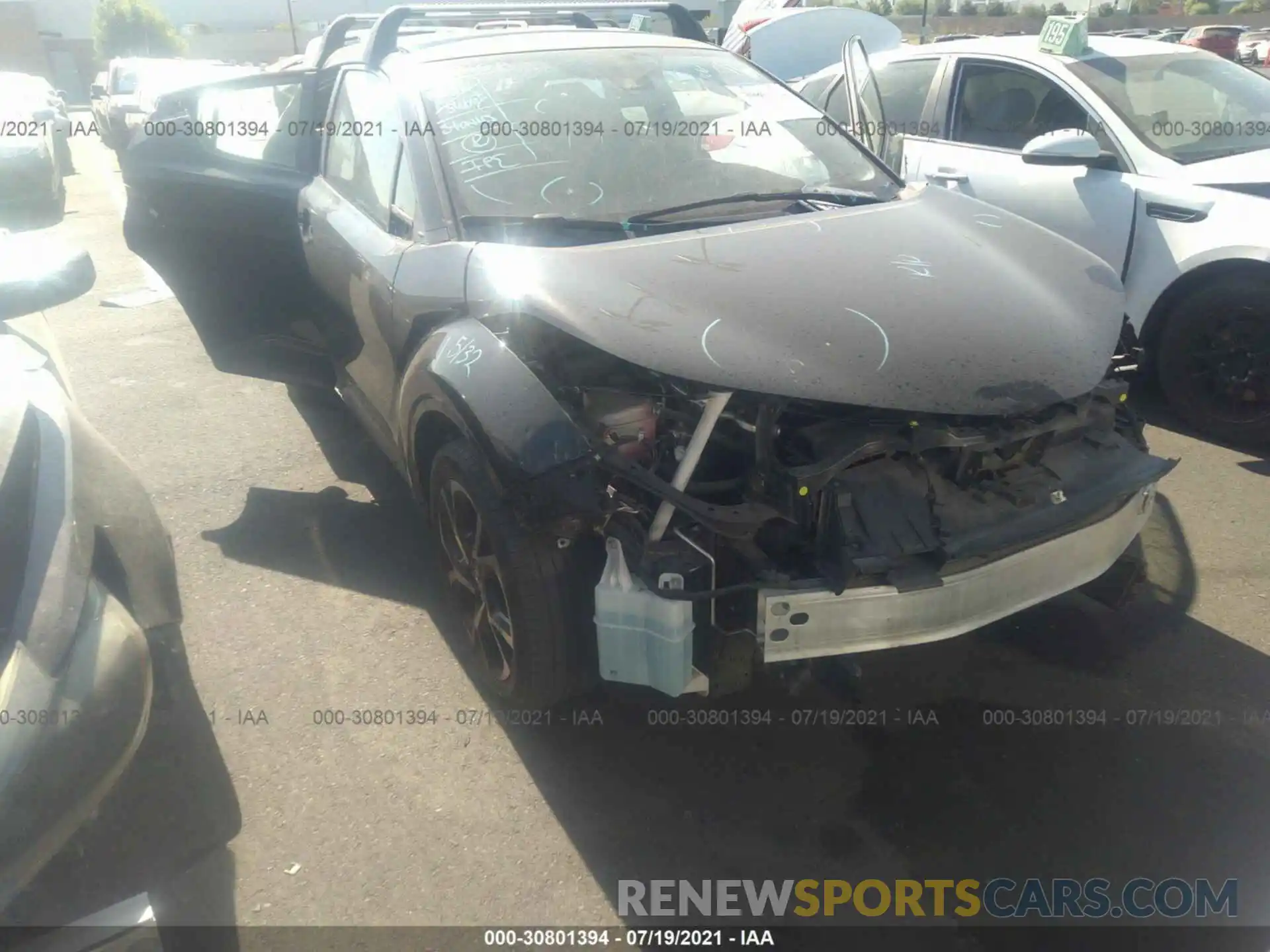 1 Photograph of a damaged car JTNKHMBX5K1049335 TOYOTA C-HR 2019