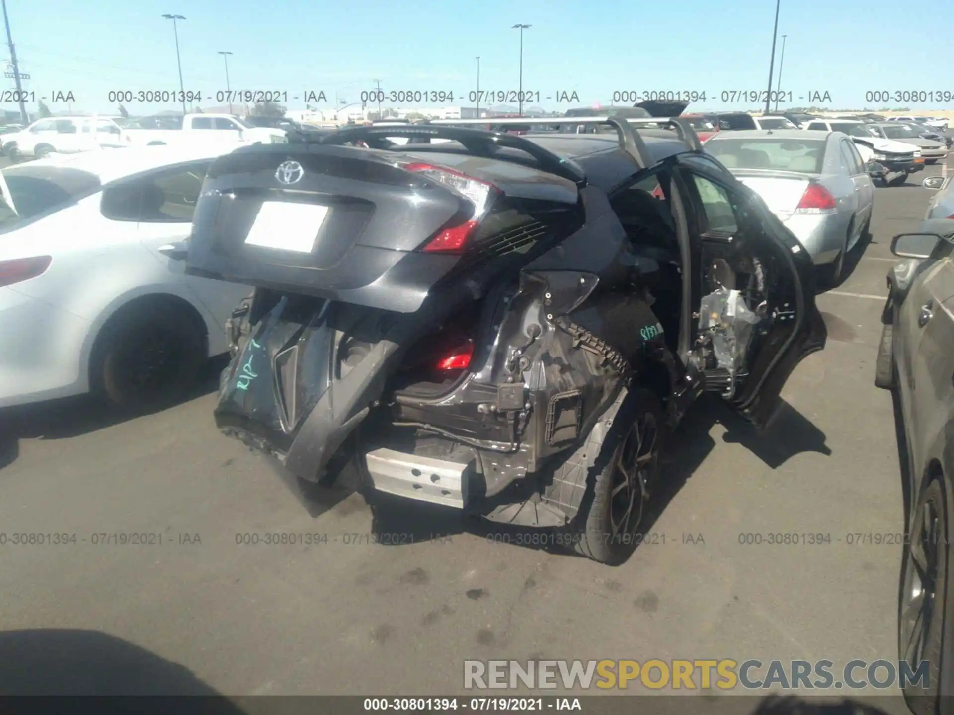 4 Photograph of a damaged car JTNKHMBX5K1049335 TOYOTA C-HR 2019