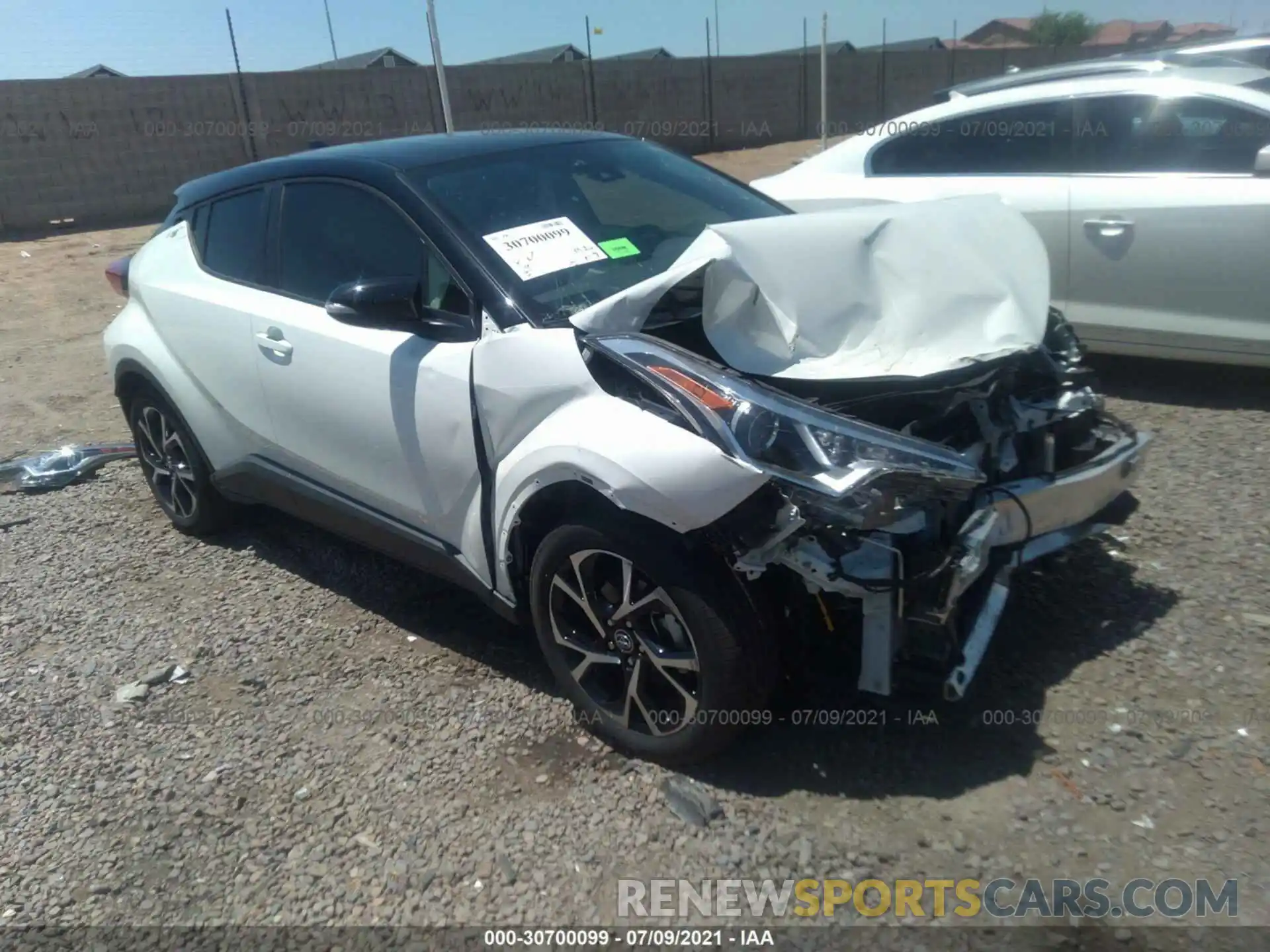 1 Photograph of a damaged car JTNKHMBX5K1049772 TOYOTA C-HR 2019