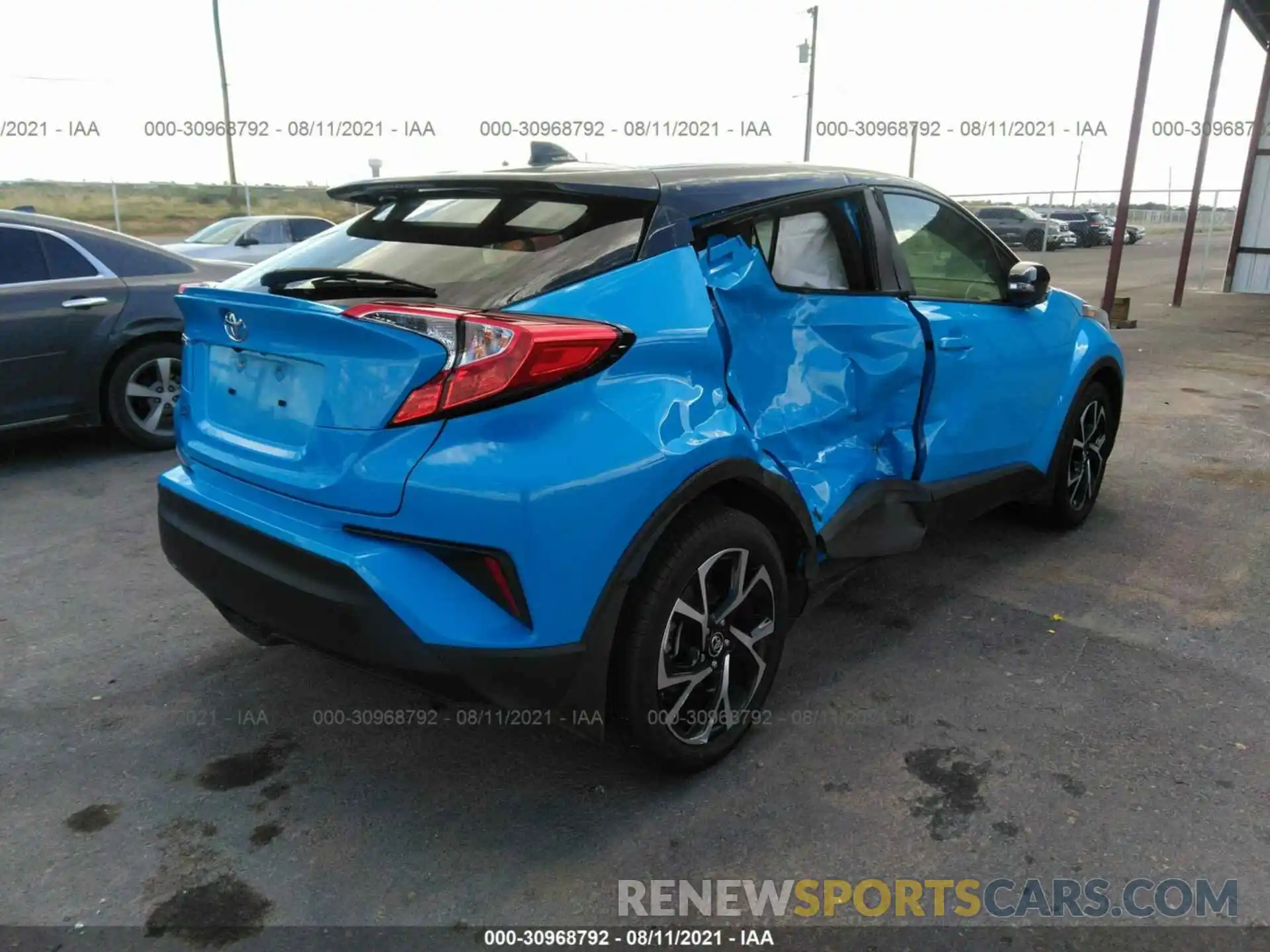 4 Фотография поврежденного автомобиля JTNKHMBX5K1050128 TOYOTA C-HR 2019